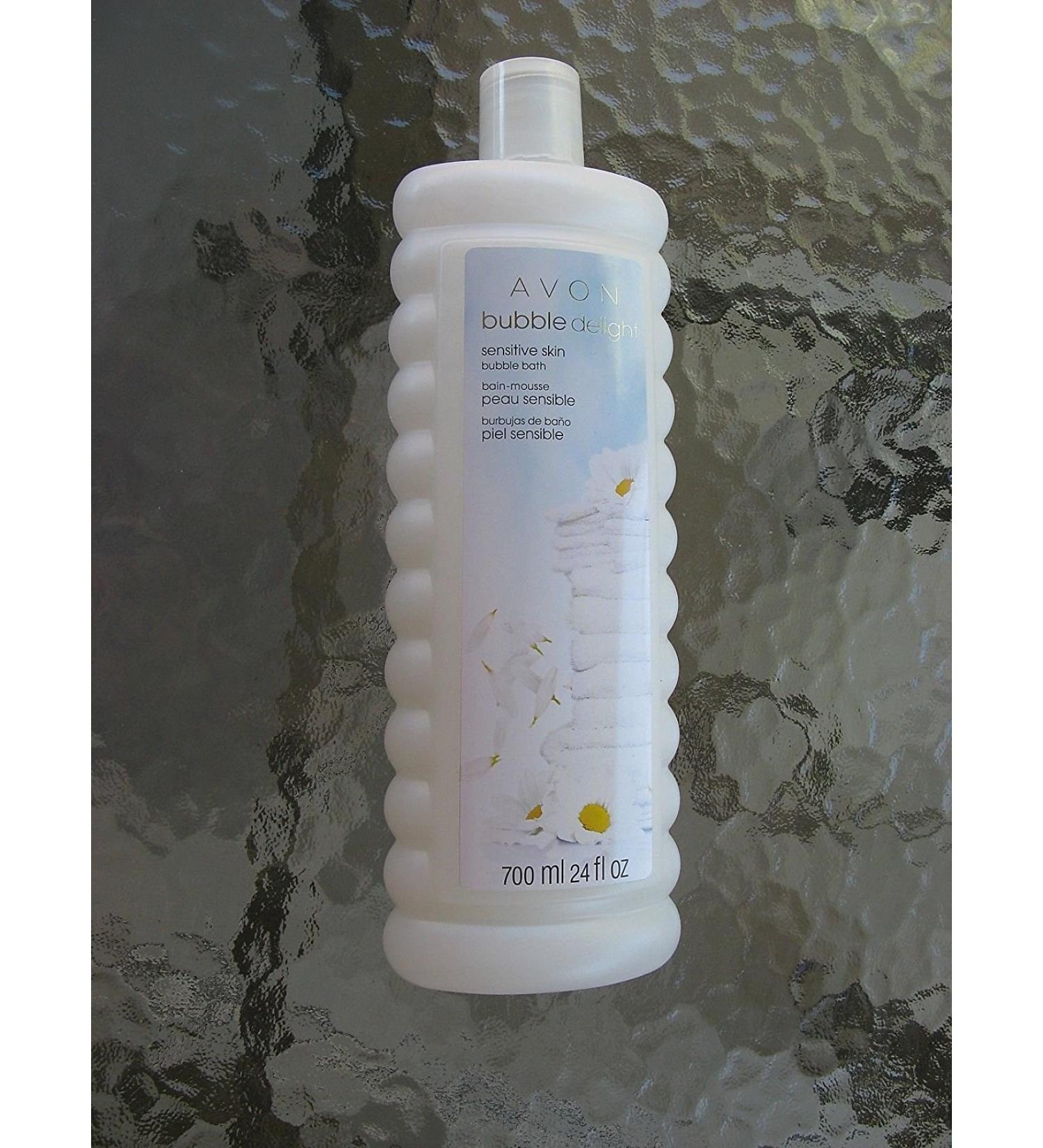 Avon Bubble Bath Delight Sensitive Skin 24 oz. gentle