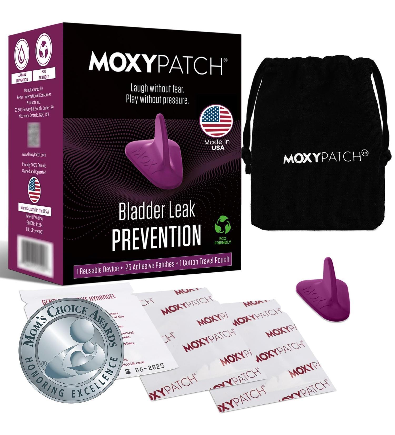 Bladder Leak Prevention Kit - Reusable Control Device & 25 Hydrogel Adhesive Patches for Ultimate Comfort - Buy Online on GoSupps.com