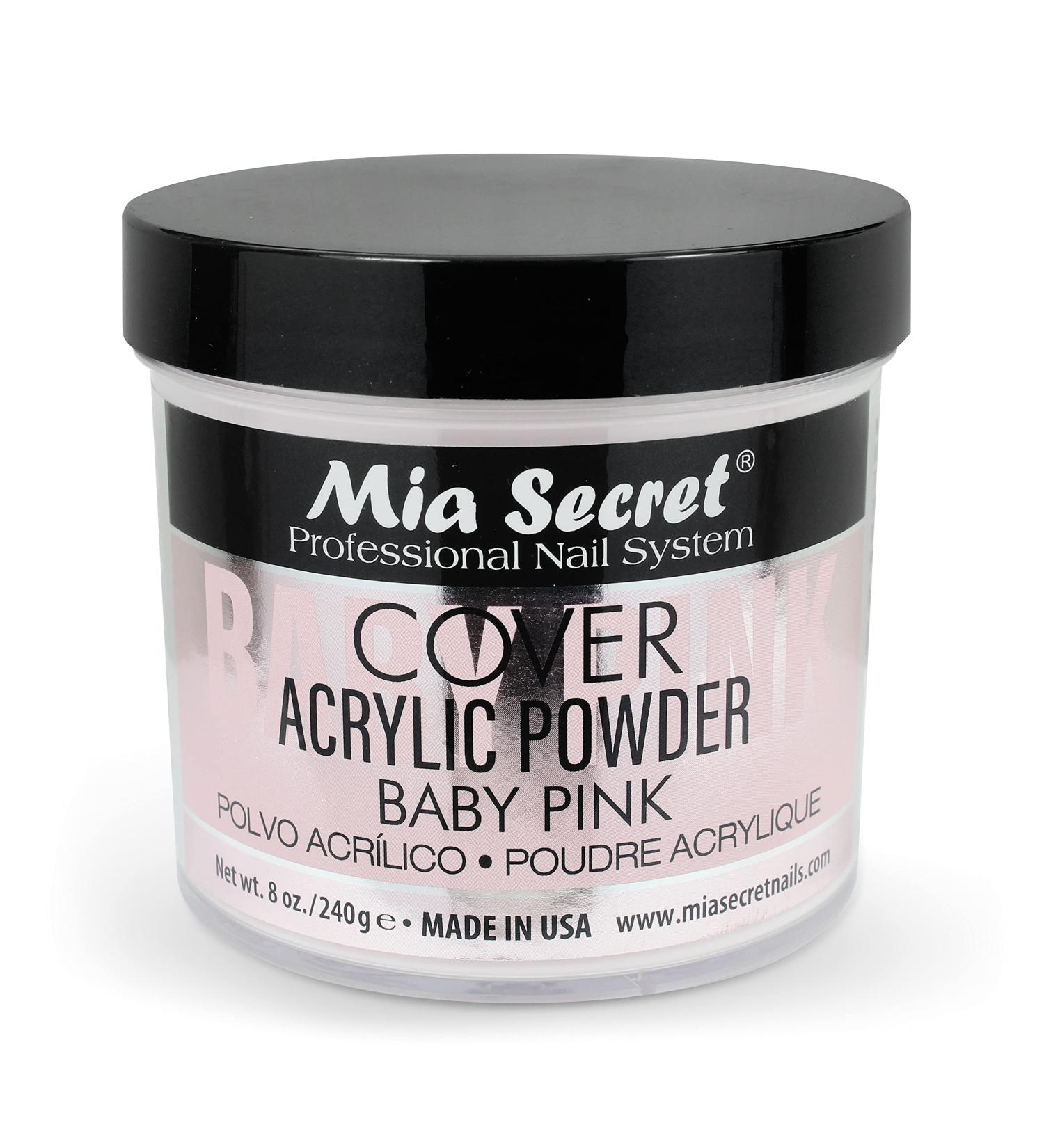 Mia Secret Acrylic Powder Cover Baby Pink 8 oz - Long-Lasting Nail Enhancement - Buy Online on GoSupps.com