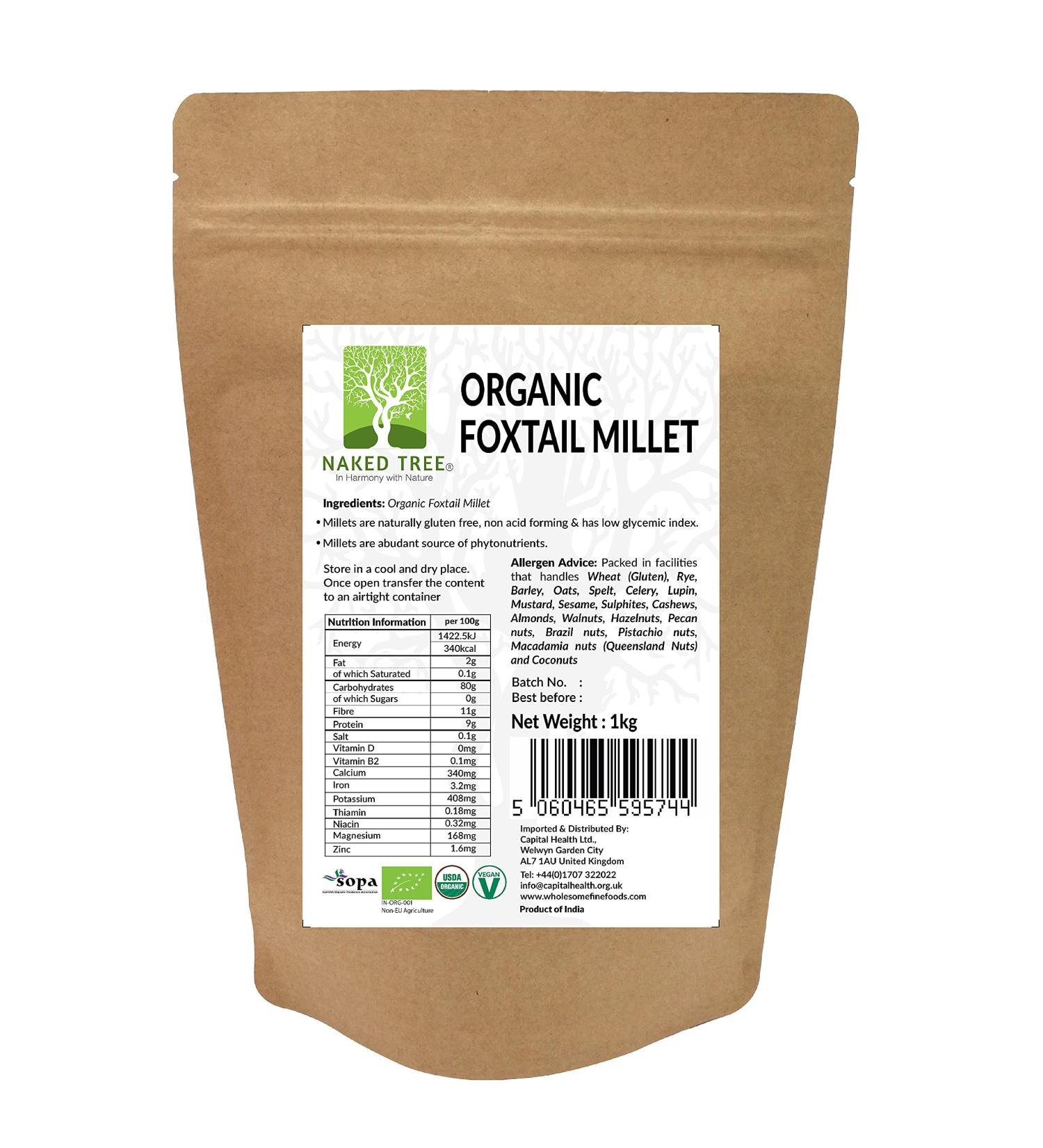 Ancient Grains Organic Foxtail Millet 1kg