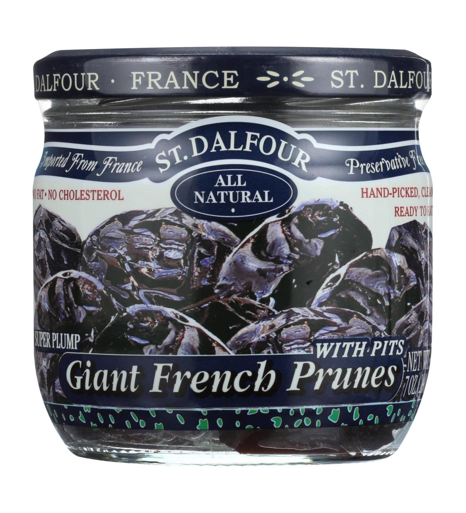 Charles Jacquin-St.Dalfour Prunes Giant French 7 oz - Pack of 6 | Premium Quality Prunes - Buy Online on GoSupps.com