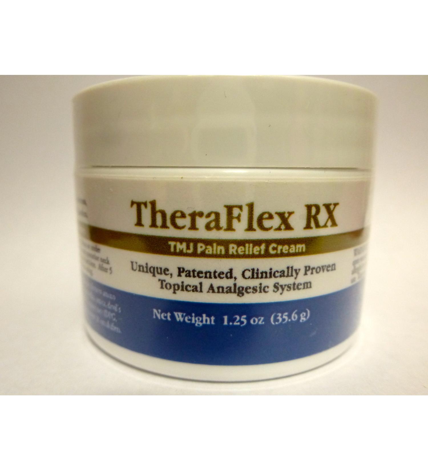 Theraflex Rx TMJ Relief - Doctor Formulated Patented Topical Solution for Head, Jaw Joint, and Muscle Relief - Buy Online on GoSupps.com