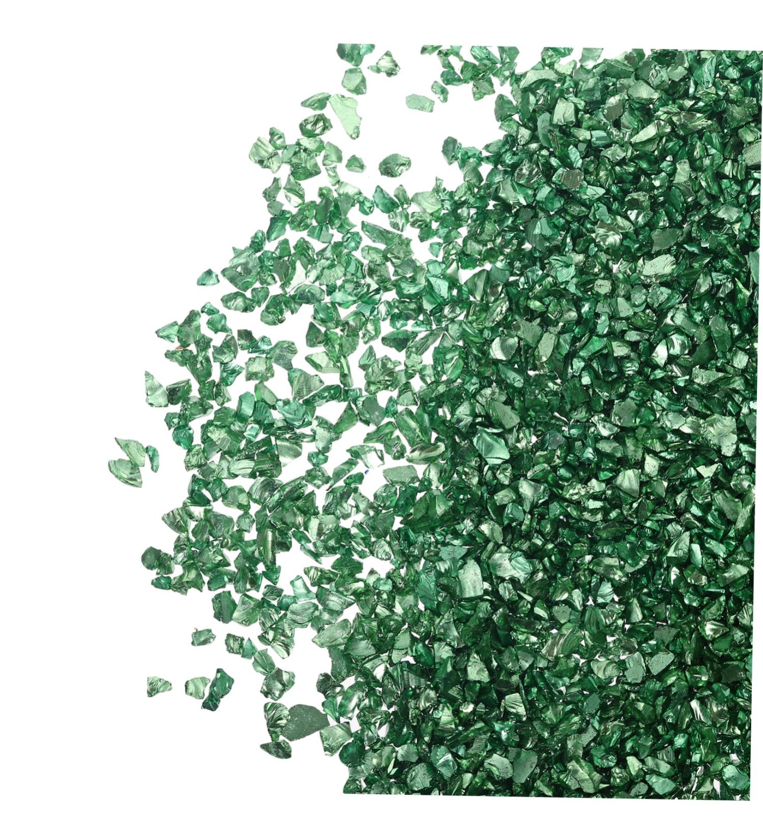 Beaupretty Metal Epoxy 1 Glass Chip 3d Manicure Amulet Metal Filler 0.5X0.3cm Green - Buy Online on GoSupps.com