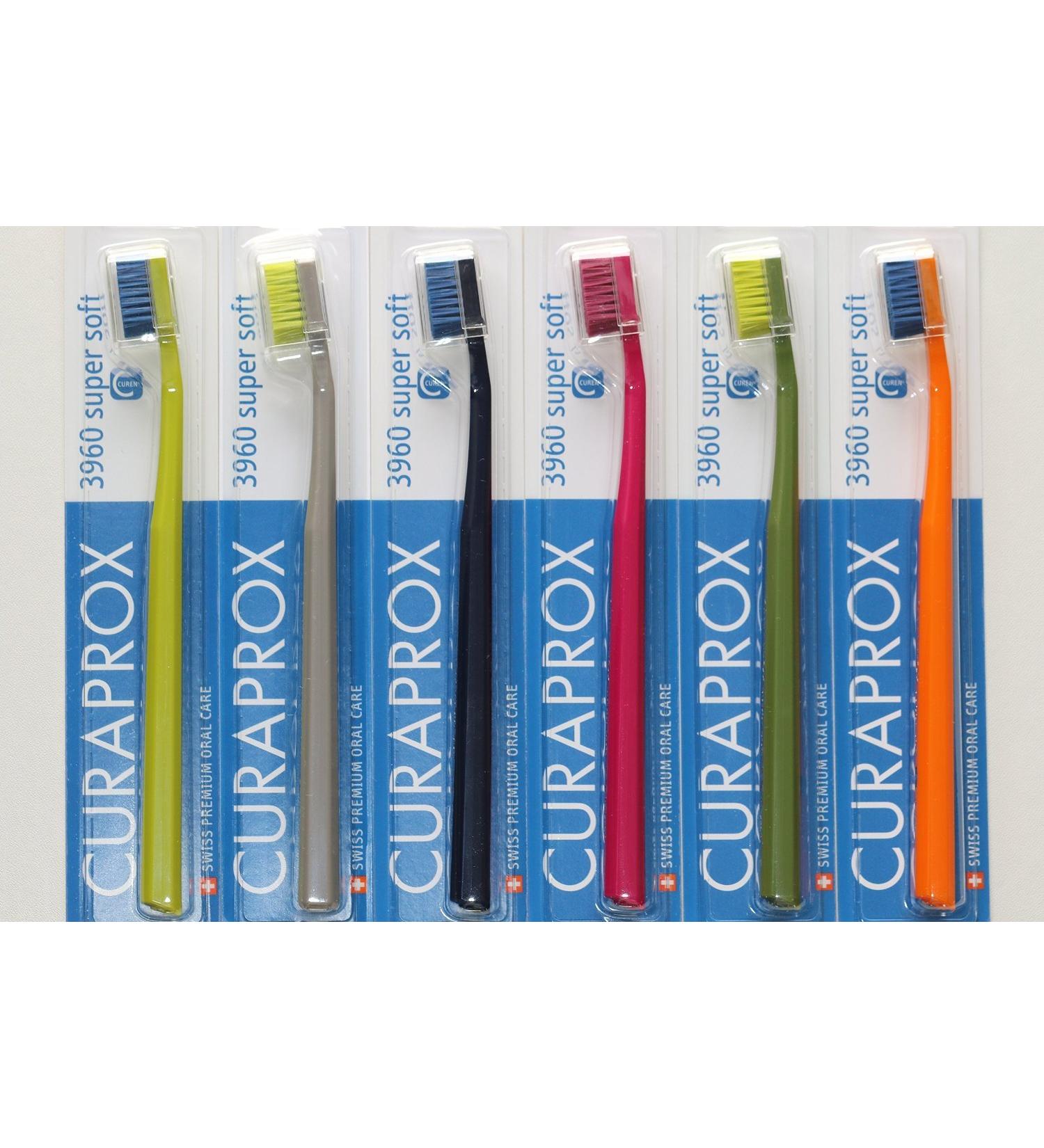 Super Soft Toothbrush 6 Brushes Curaprox Super Soft 3960. Better cleaning & medium softness in dashing colors for him & her