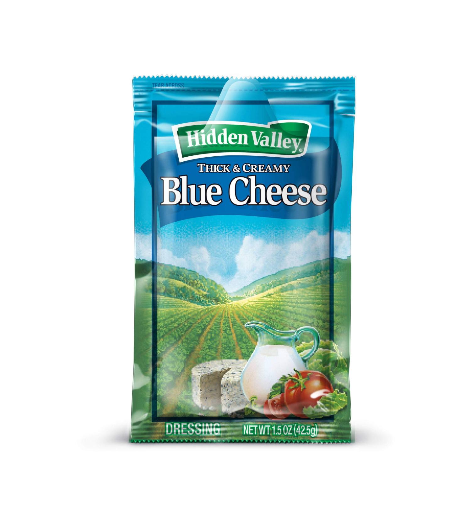 Hidden Valley Bleu Cheese Dressing Packets -- 84 Case 1.5 Ounce