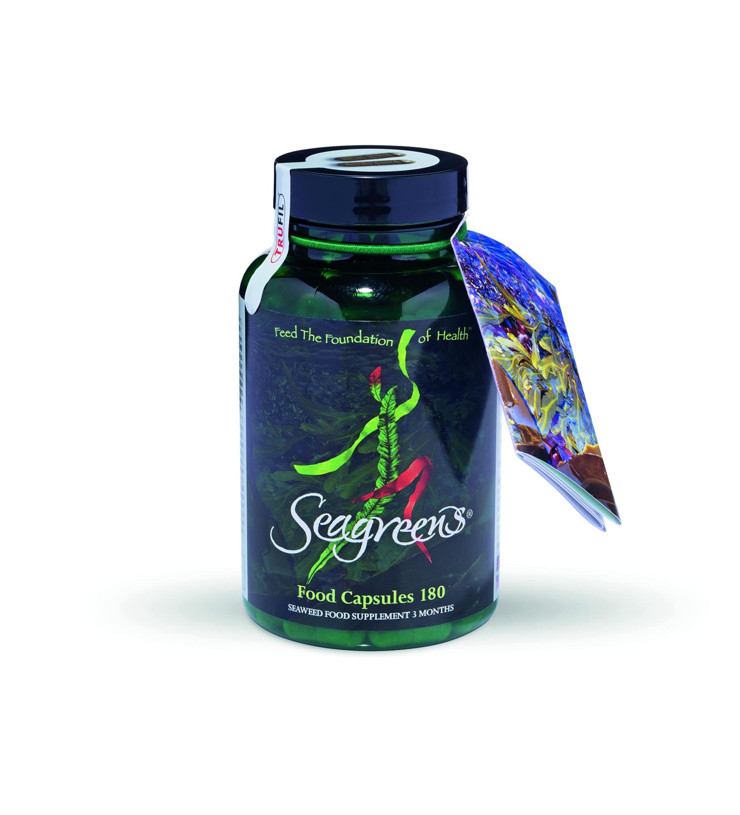 Seagreens Seaweed Food Supplement (180 Capsules) - 180 Count - Buy Online on GoSupps.com