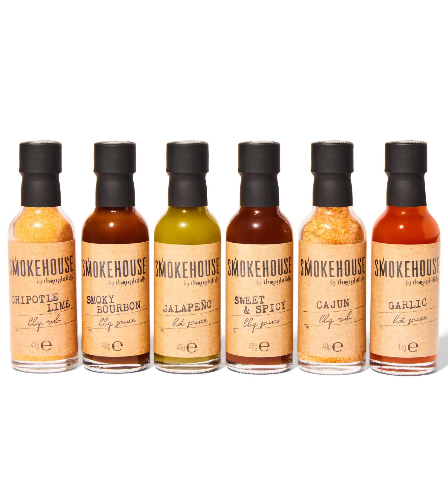 Smokehouse by Thoughtfully Gourmet Ultimate Grill Truck Gift Set Fun Food Truck Shaped Packaging Includes BBQ Rubs BBQ Sauces & Hot Sauces Set of 6 - Buy Online on GoSupps.com