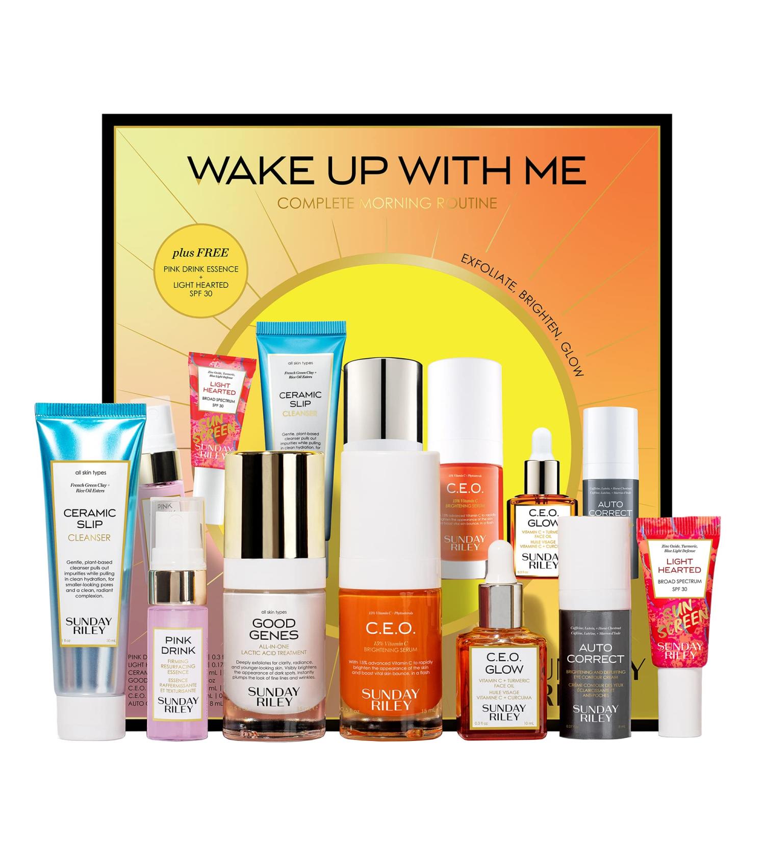Sunday Riley Wake Up With Me Complete Brightening Morning Skincare Set - 1 ct - Buy Online on GoSupps.com