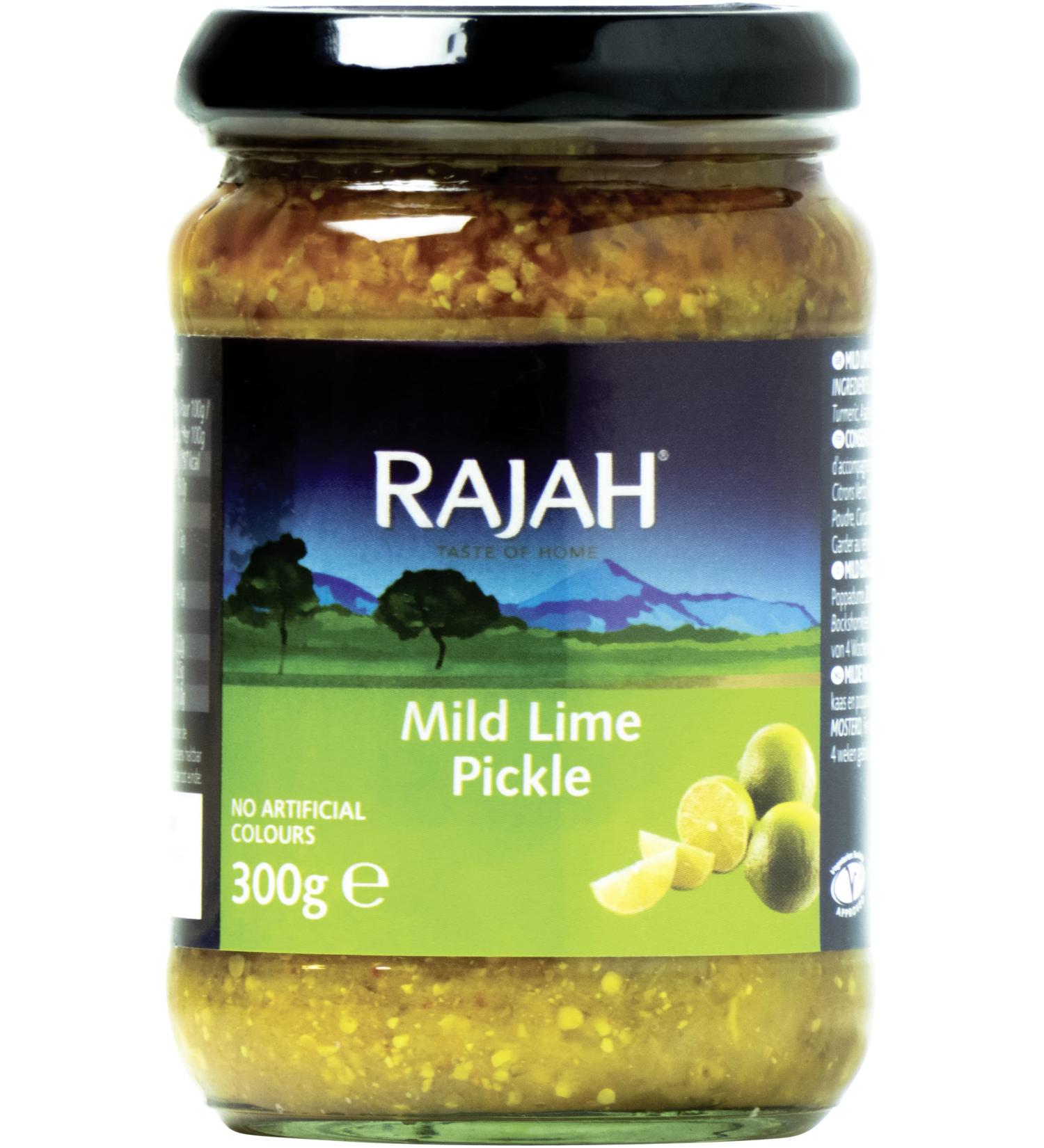 Rajah Canned Lime with Sweet Spices 6 Packs of 300g