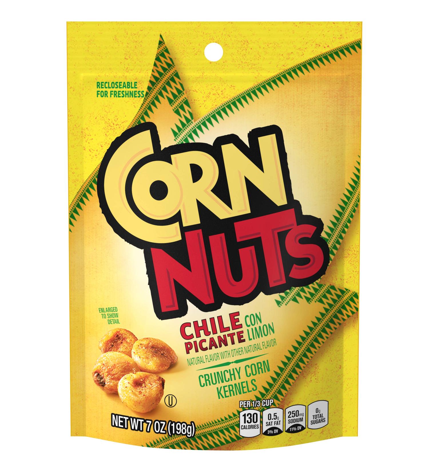 Chile Picante con Limon Crunchy Corn Kernels - 7 oz Bags (Pack of 12) - Buy Online on GoSupps.com