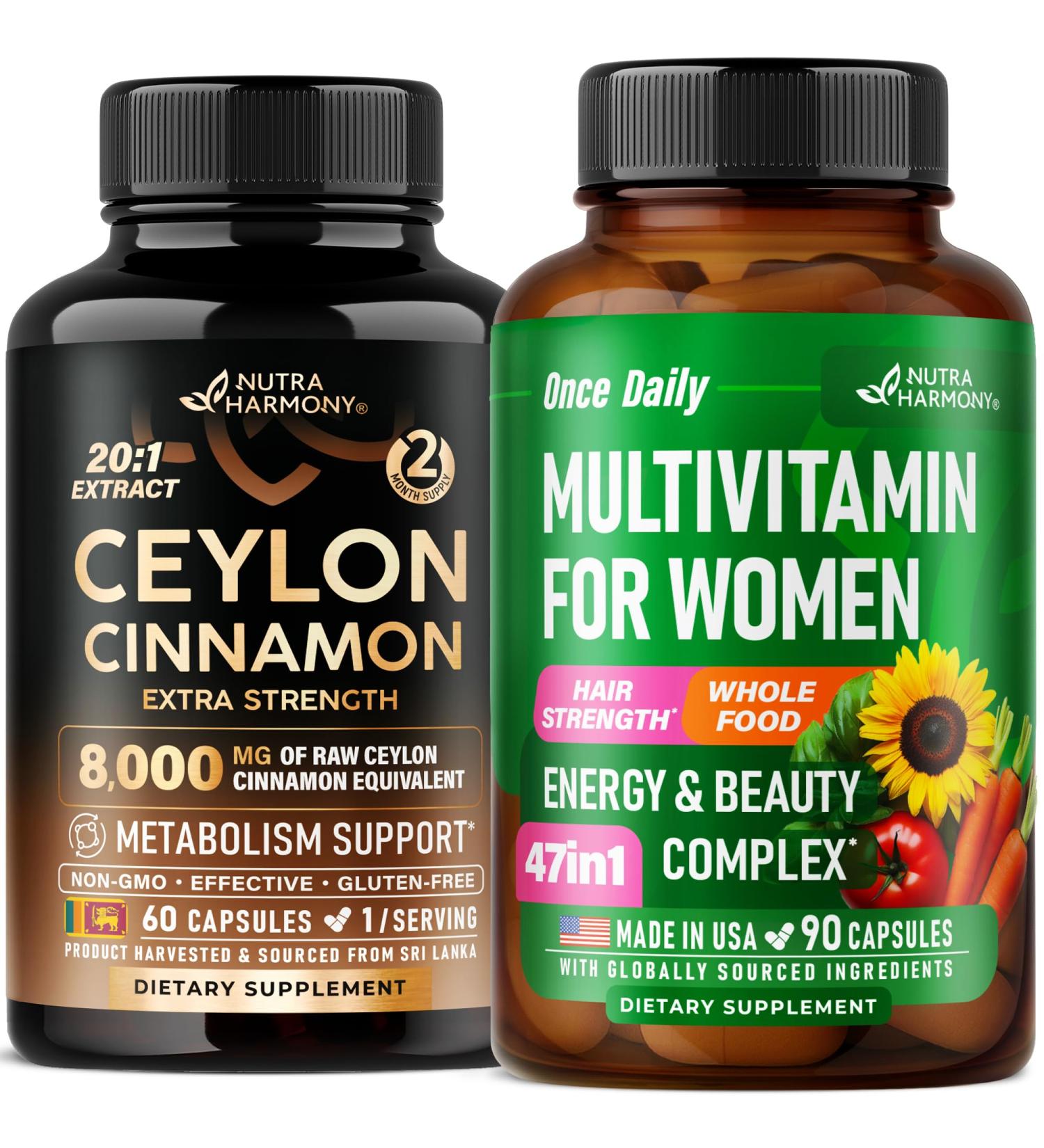 NUTRAHARMONY Ceylon Cinnamon & Multivitamins for Women Capsules