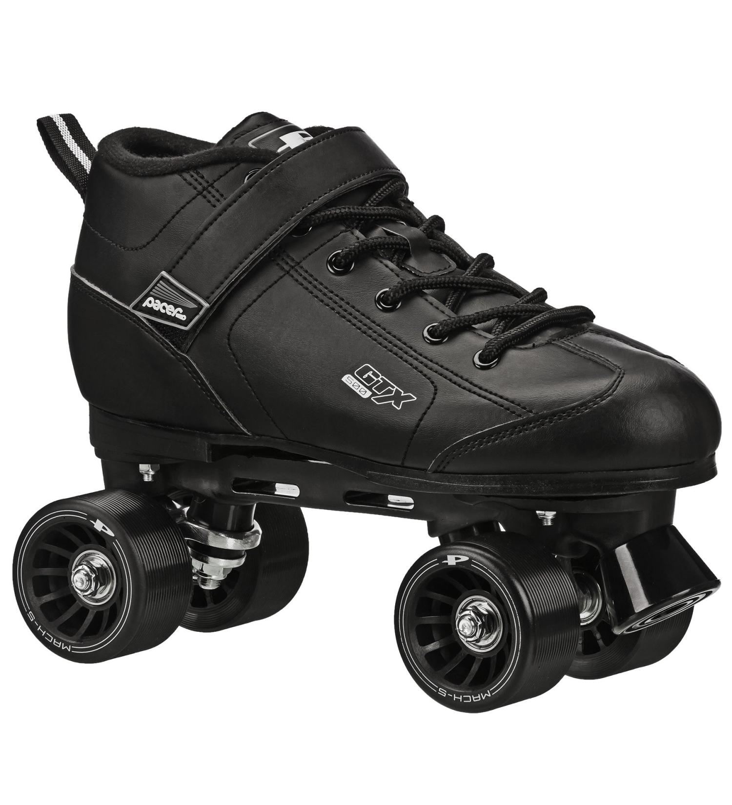 Pacer GTX-500 Mach-5 Roller Skates Black Black Mens 6/Ladies 7