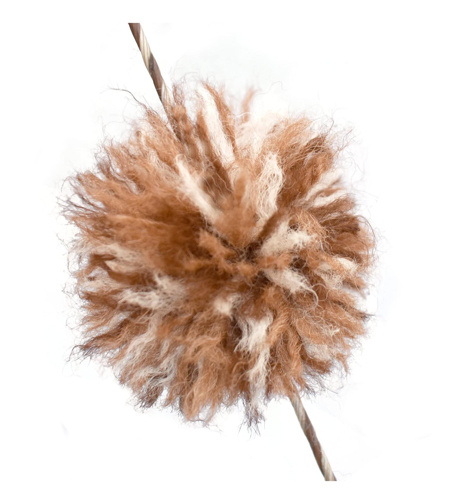 Standing Wolf Alpaca Wool Bow String Silencers - Traditional Style | Noise Dampeners for Archery | One Pair - Buy Online on GoSupps.com