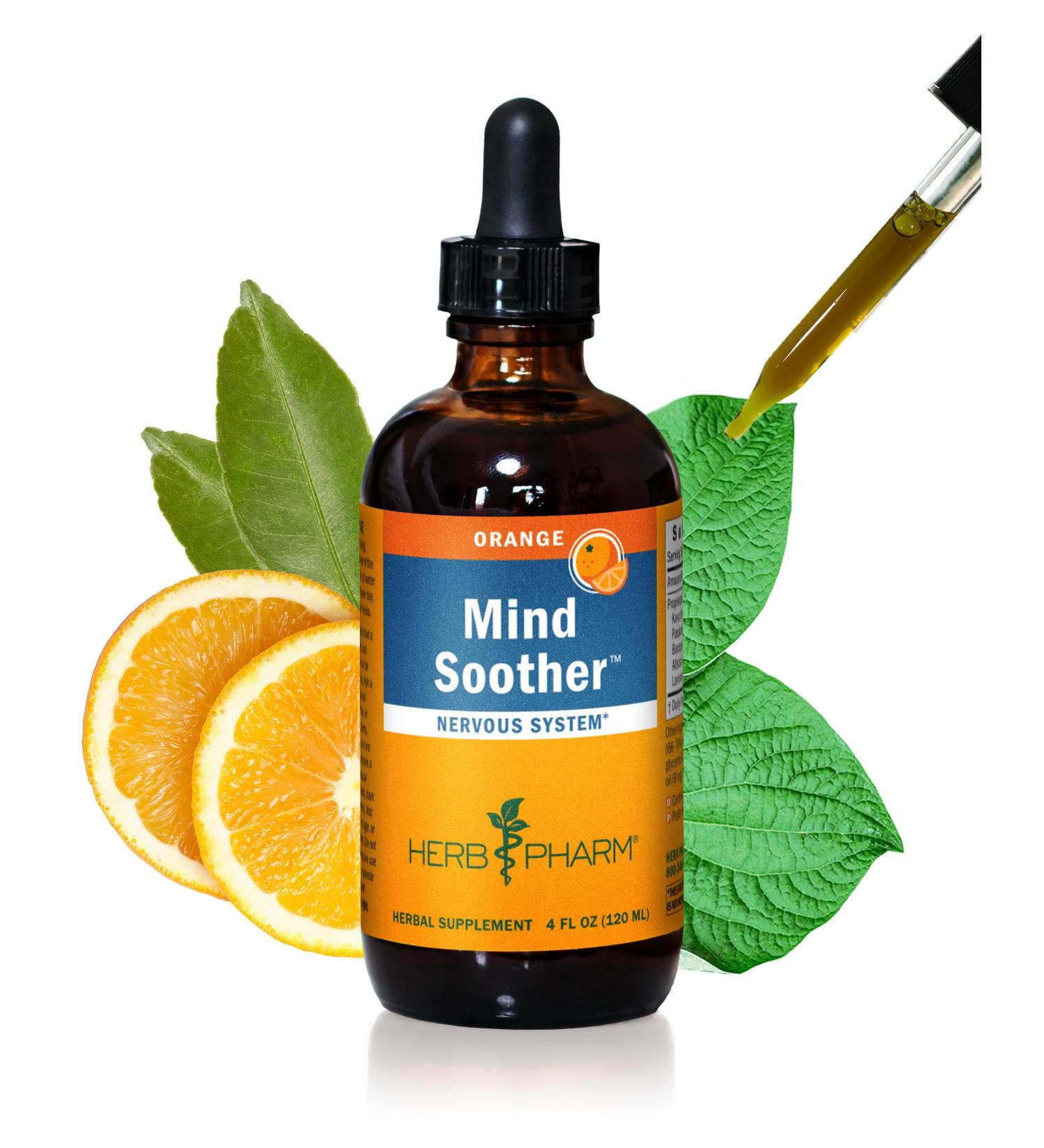 Herb Pharm Anxiety Soother Liquid Herbal Formula with Kava Extract and Holy Basil Essential Oil for Mild and Occasional Anxiety Support* - 4 Ounce - Buy Online on GoSupps.com