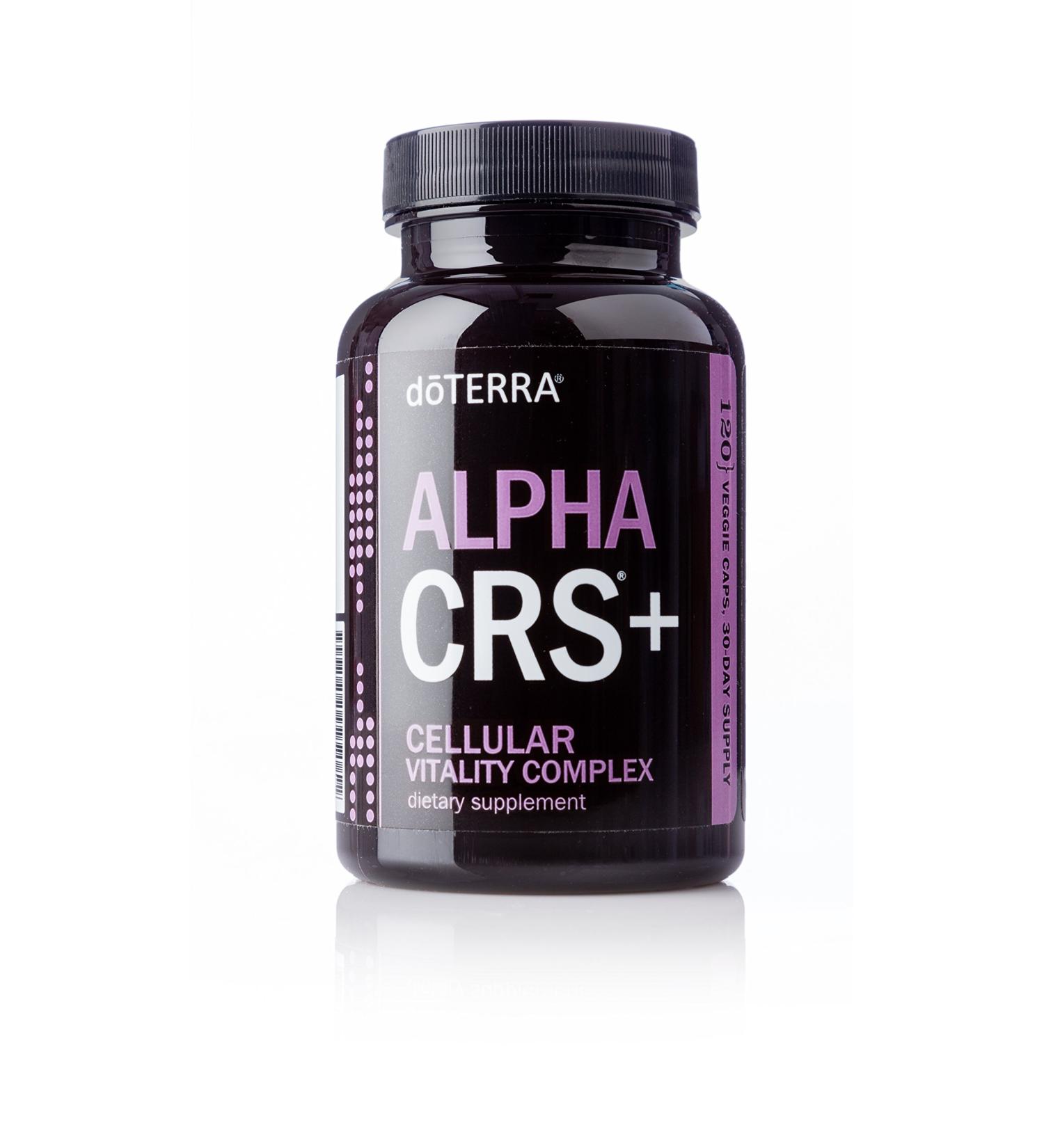 DoTerra - Alpha CRS+ Cellular Vitality Complex - Provides Antioxidant Protection - Prevent Upset Stomach - 120 Veggie Caps