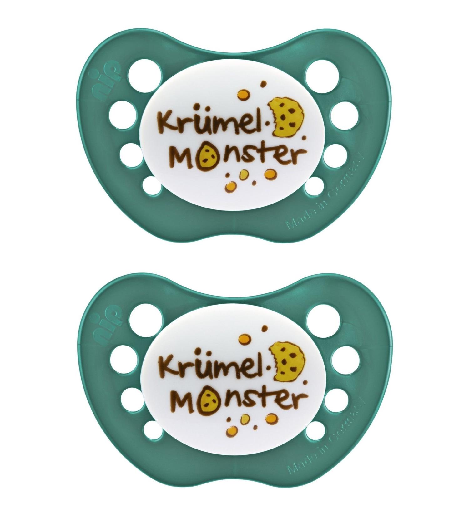 Nip pacifier silicone "Limited Edition" Cookie Monster including protective cap size 1-2 pieces