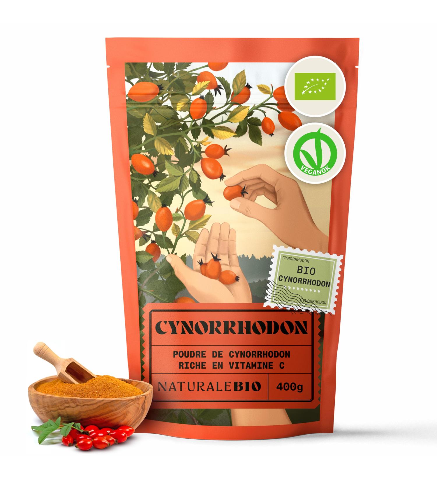 NaturaleBio Cynorrhodon Cru Bio en poudre 400g. Rose musqu e Naturelle et Pure moulu partir des baies d' glantier Bio entier. Riche en vitamine C id ale pour infusions th s et smoothies. Rose musqu e 400 g (Lot de 1) - Buy Online on GoSupps.com