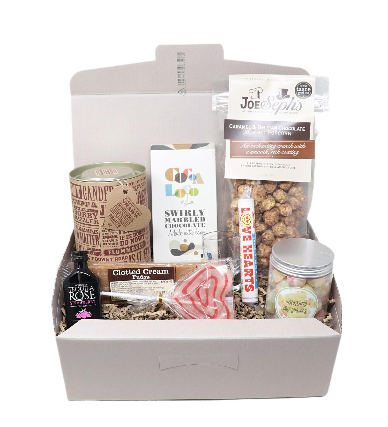 Tequila Rose Hamper Gift Box & Heart Treats