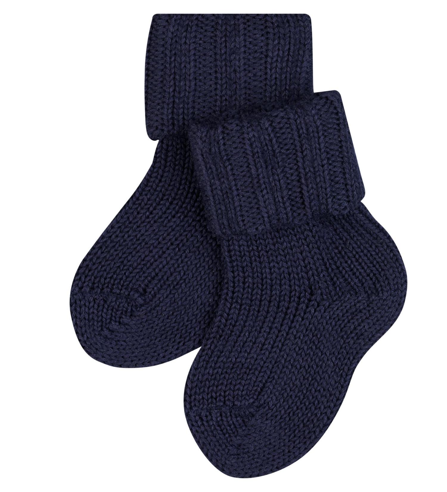 FALKE Unisex Baby Flausch Socks - Dark Navy Blue, 0-6 Months - Buy Online on GoSupps.com