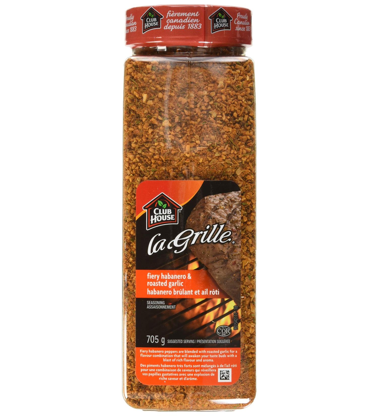 Club House La Grille Grilling Made Easy Fiery Habanero and Roasted Garlic Seasoning 705g - Buy Online on GoSupps.com