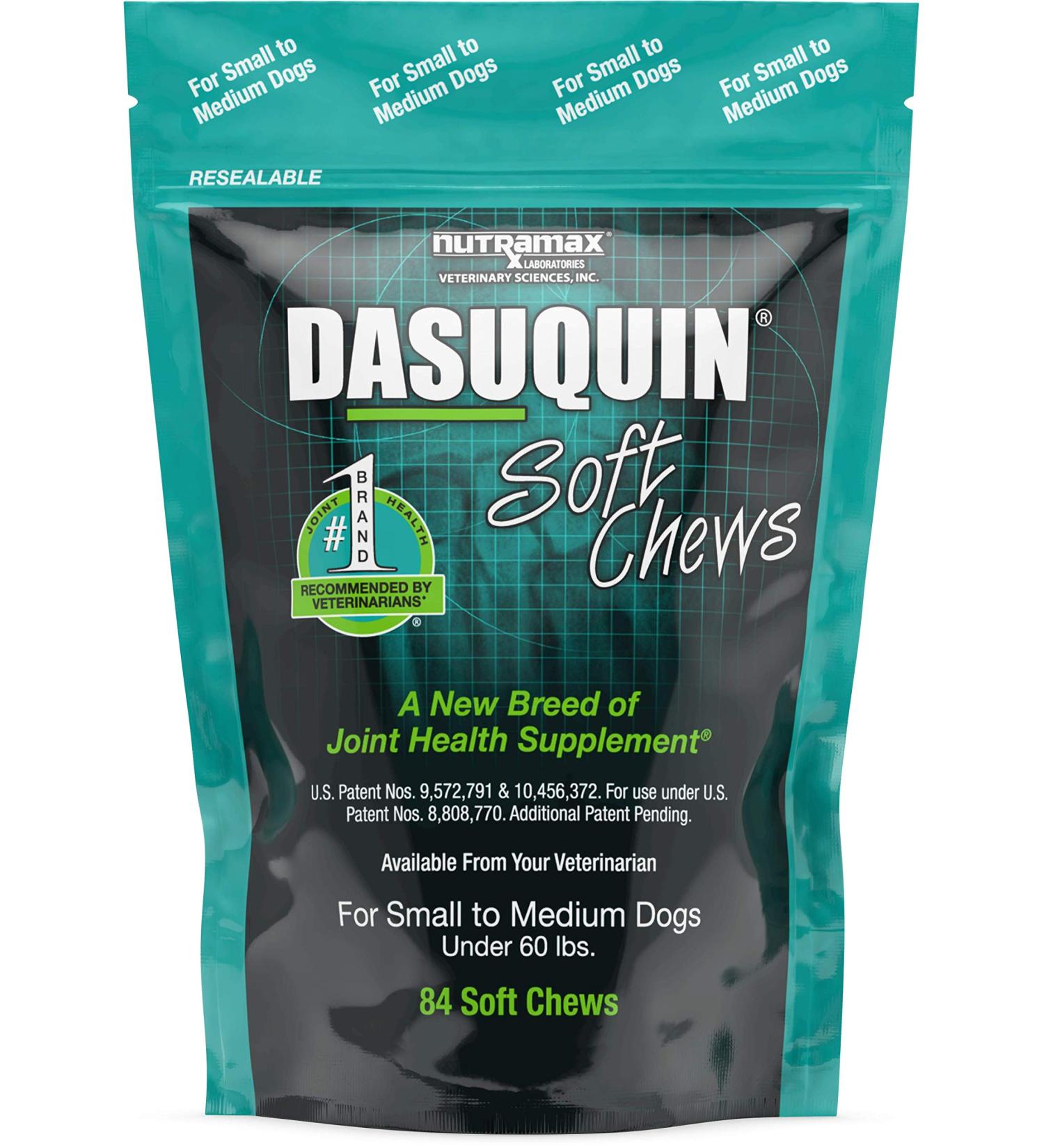 Dasuquin Soft Chews for Dogs 84 Count - Joint Health Supplement Pack - Buy Online on GoSupps.com