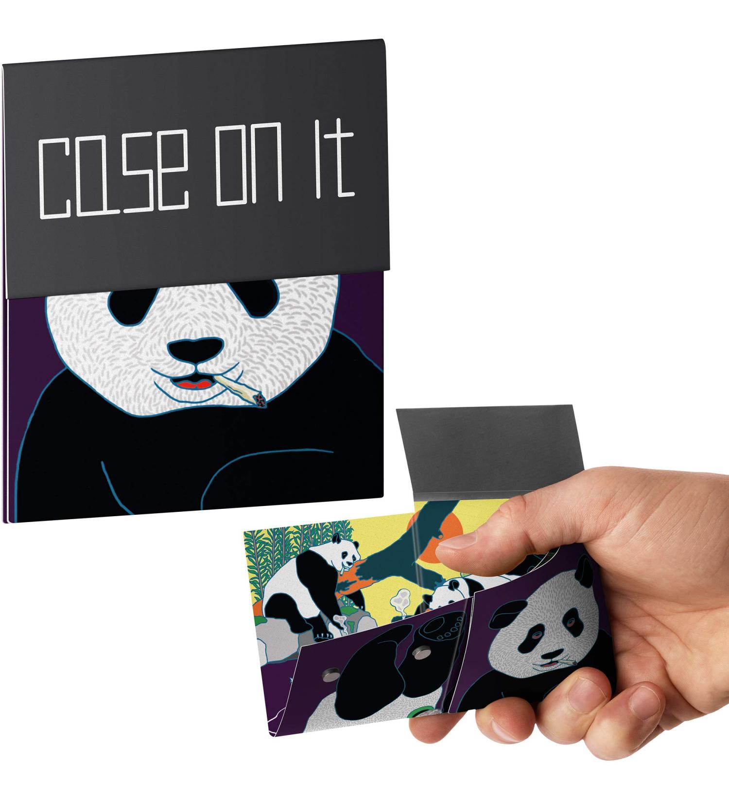 Folding Rolling Tray Panda Small: Smell Proof, Easy to Carry, Crazy Designs - 1 Unit - Buy Online on GoSupps.com