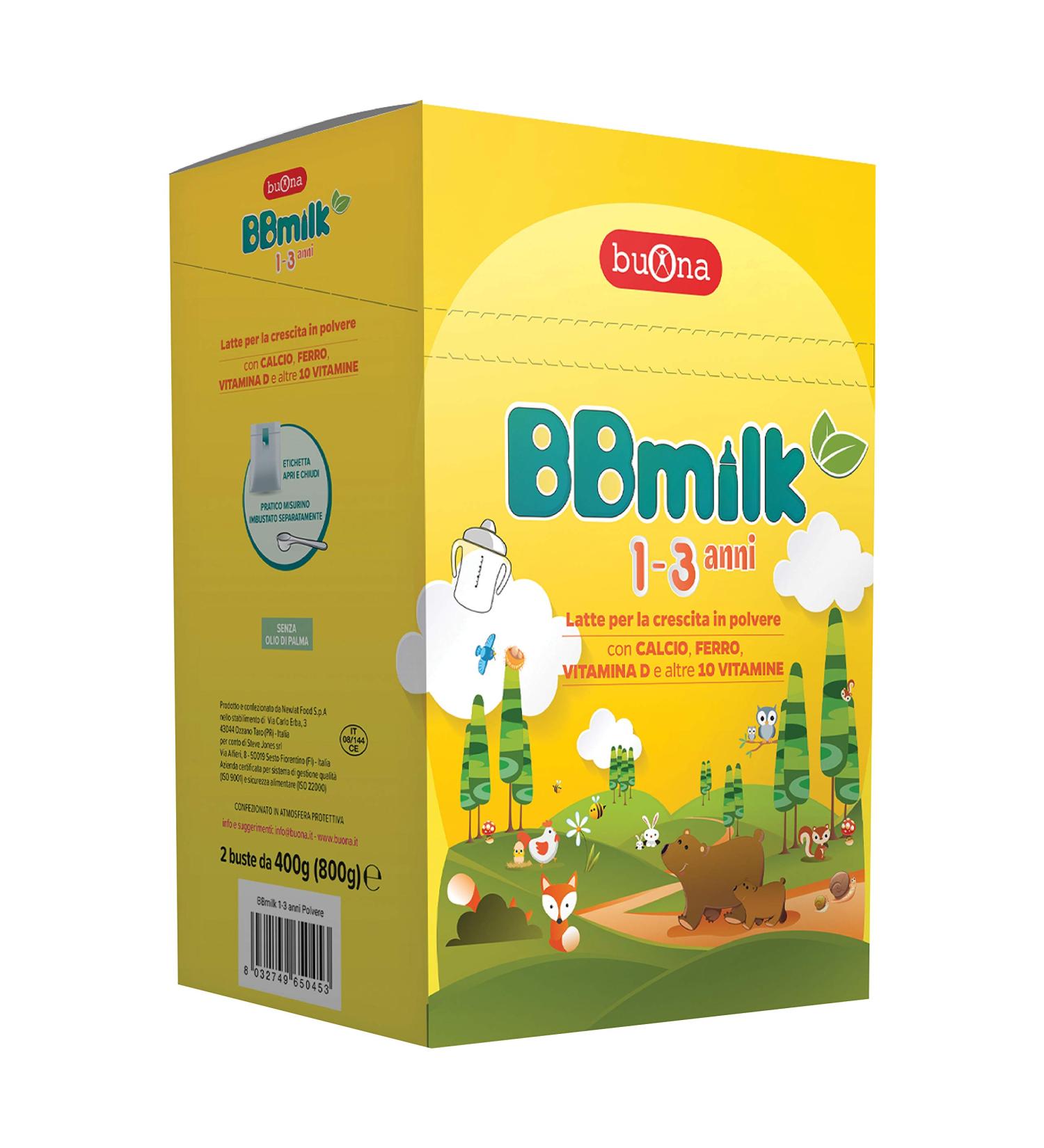 Steve Jones BB Milk 1-3 Years Polv.800g