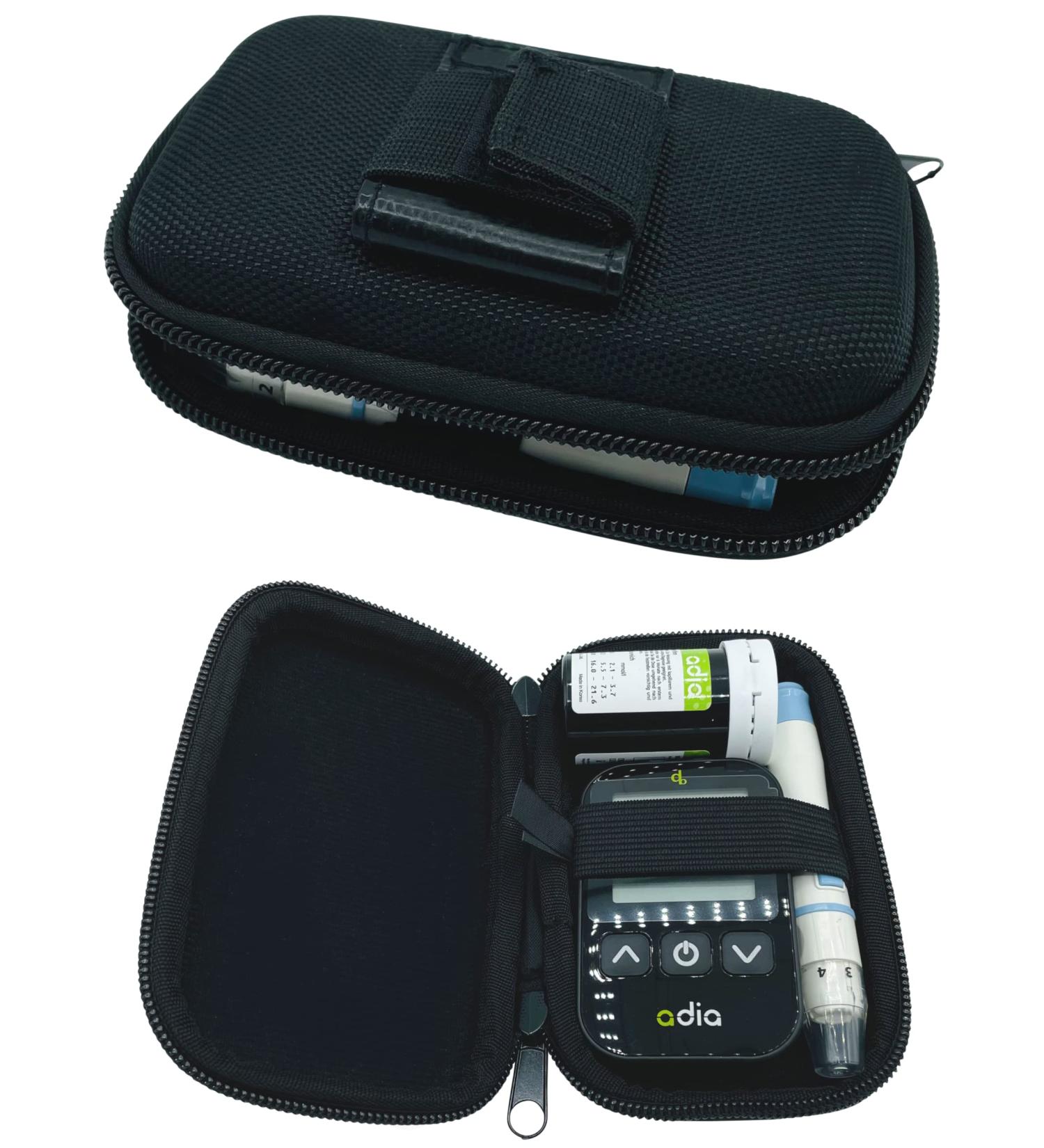 Hardcase for Aida Blood Glucose Meter | Diabetic Bag & Belt Bag | Protective Case for Meter & Accessories - International Shipping Available - Buy Online on GoSupps.com
