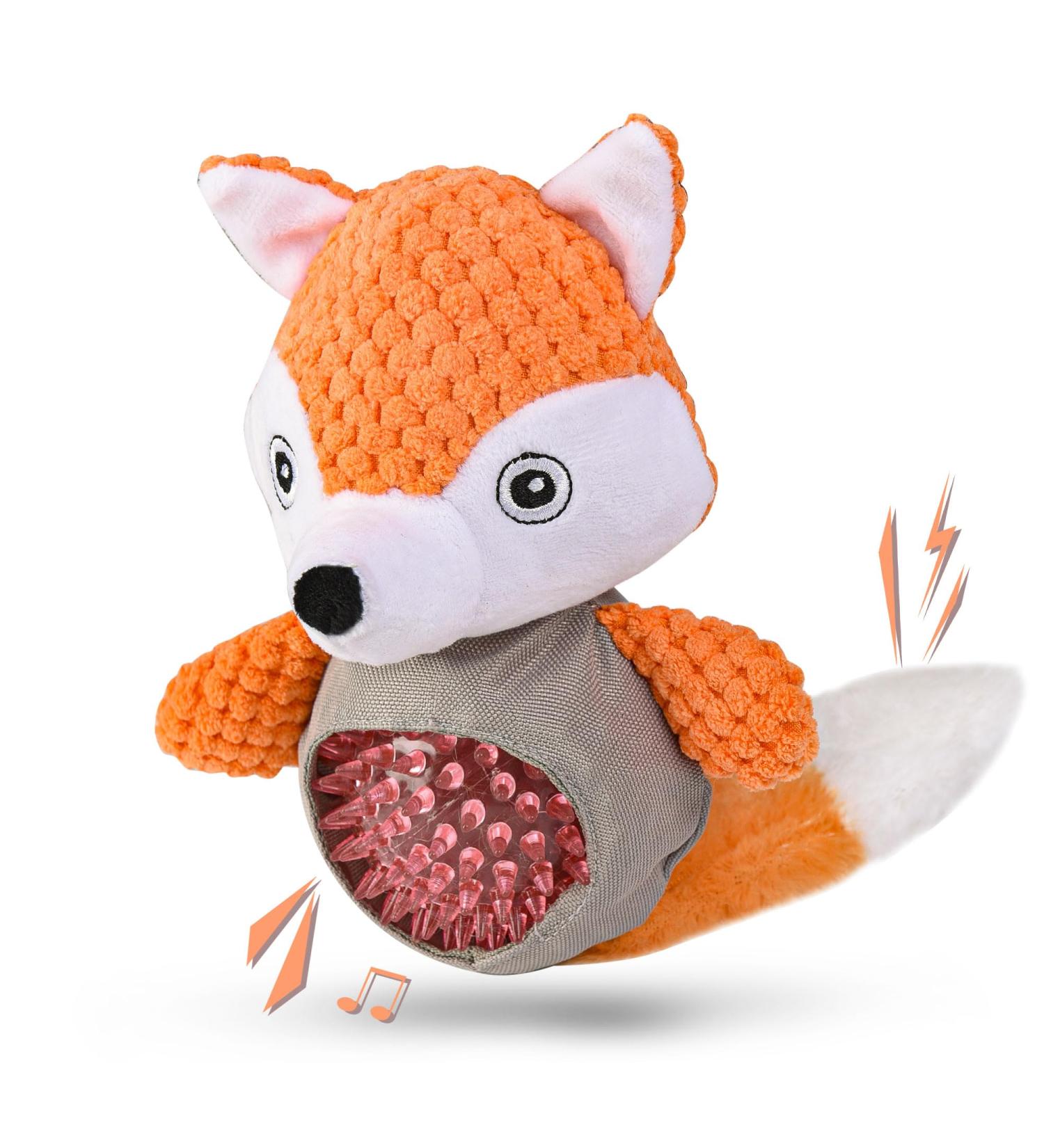 Wookiwuki Dog Toys for Aggressive Chewers | Plush Fish-Shaped Toys for Small & Medium Dogs | Ideal for Indoor & Outdoor Play - Buy Online on GoSupps.com