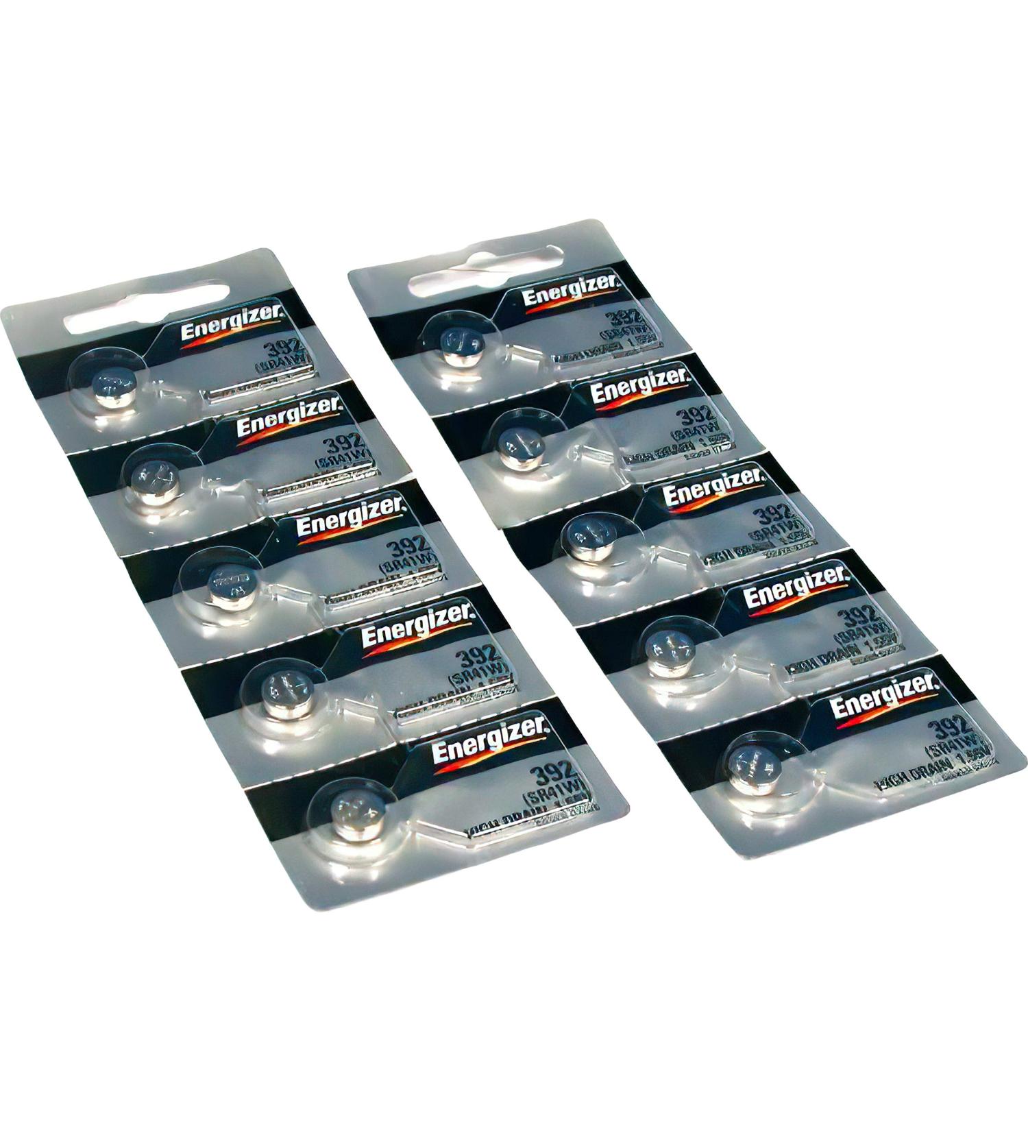 10 Energizer Batteries 392/384 Watch Battery Cell