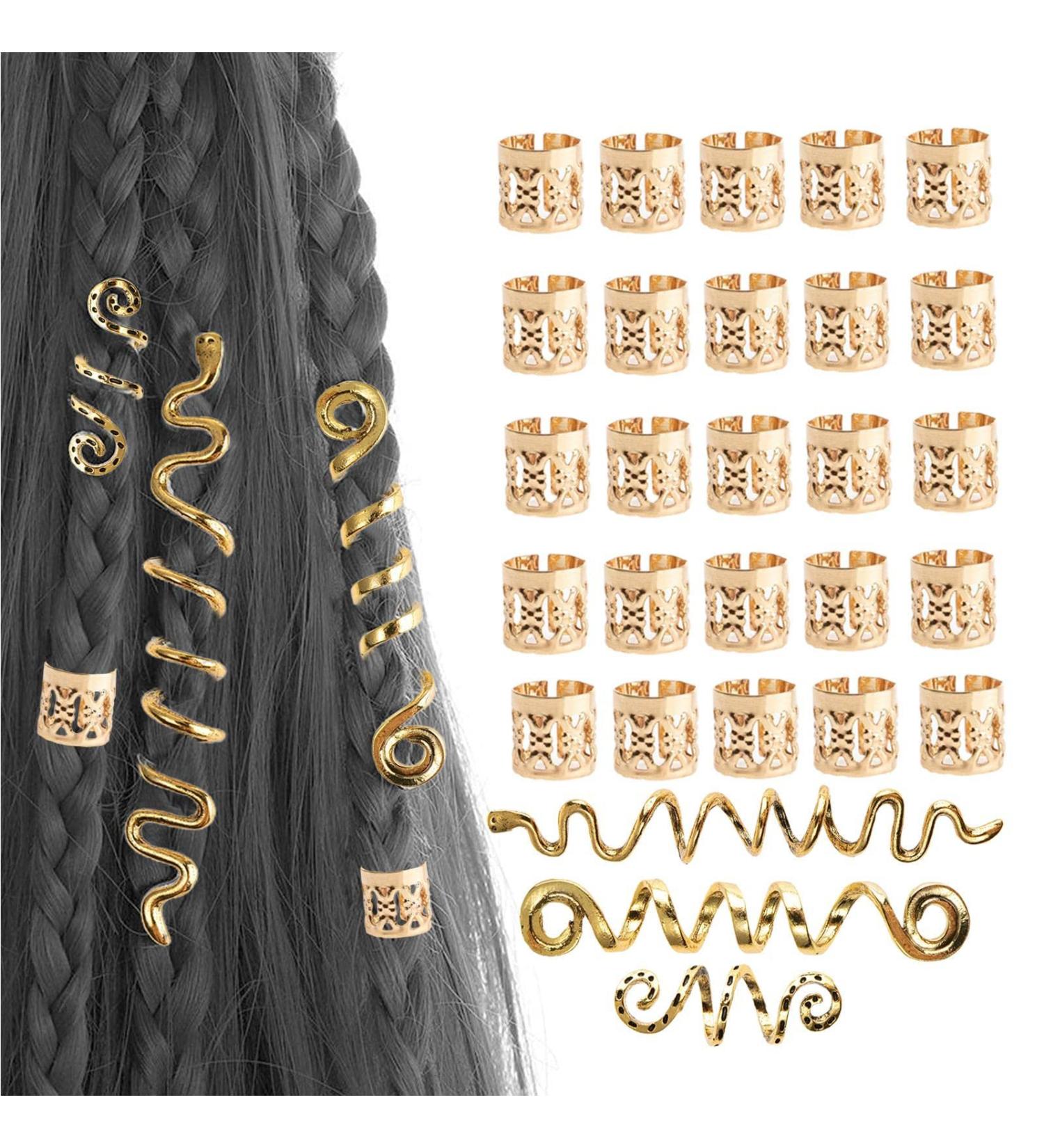 Celtic Hair Clips for Women - 28- Ethnic Style Alloy Hairpins - Celtic Hair Clips Vintage Dreadlocks Hair Pin for Long Hair Women Girls Gold - Buy Online on GoSupps.com