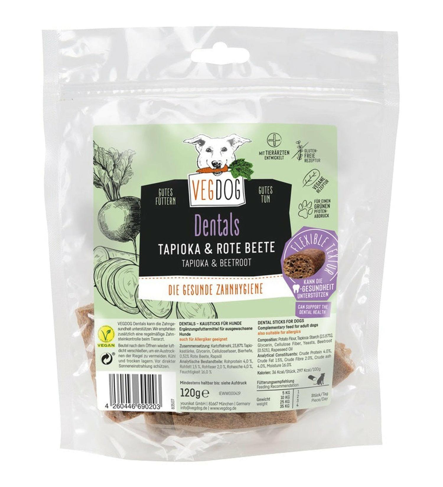 VEGDOG Dental Sticks 120g