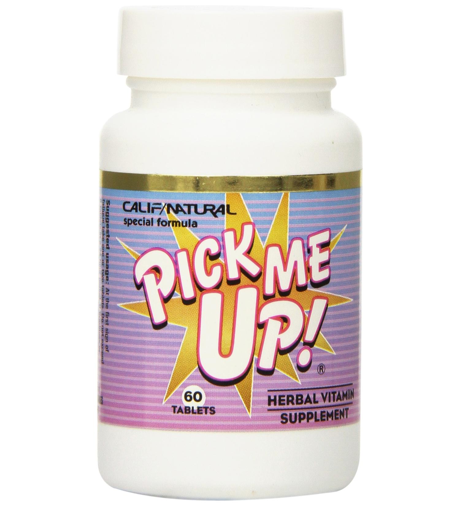 California Natural Pick Me Up Vitamins - 60 Count | Boost Energy & Wellness - Buy Online on GoSupps.com