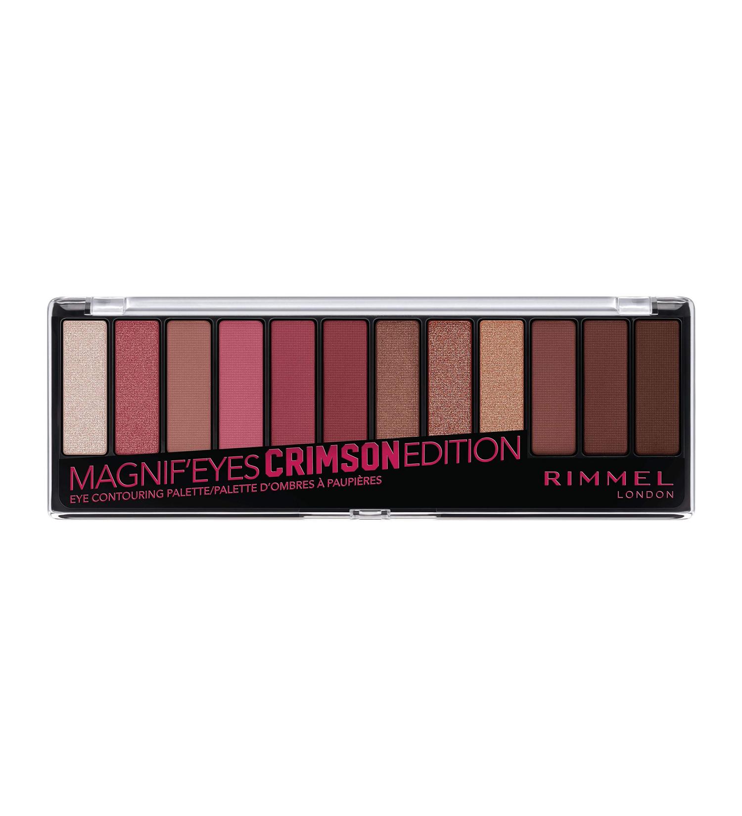 Rimmel Magnif'eyes Eyeshadow Palette Crimson Edition - 0.5 Ounce Palette - Buy Online on GoSupps.com