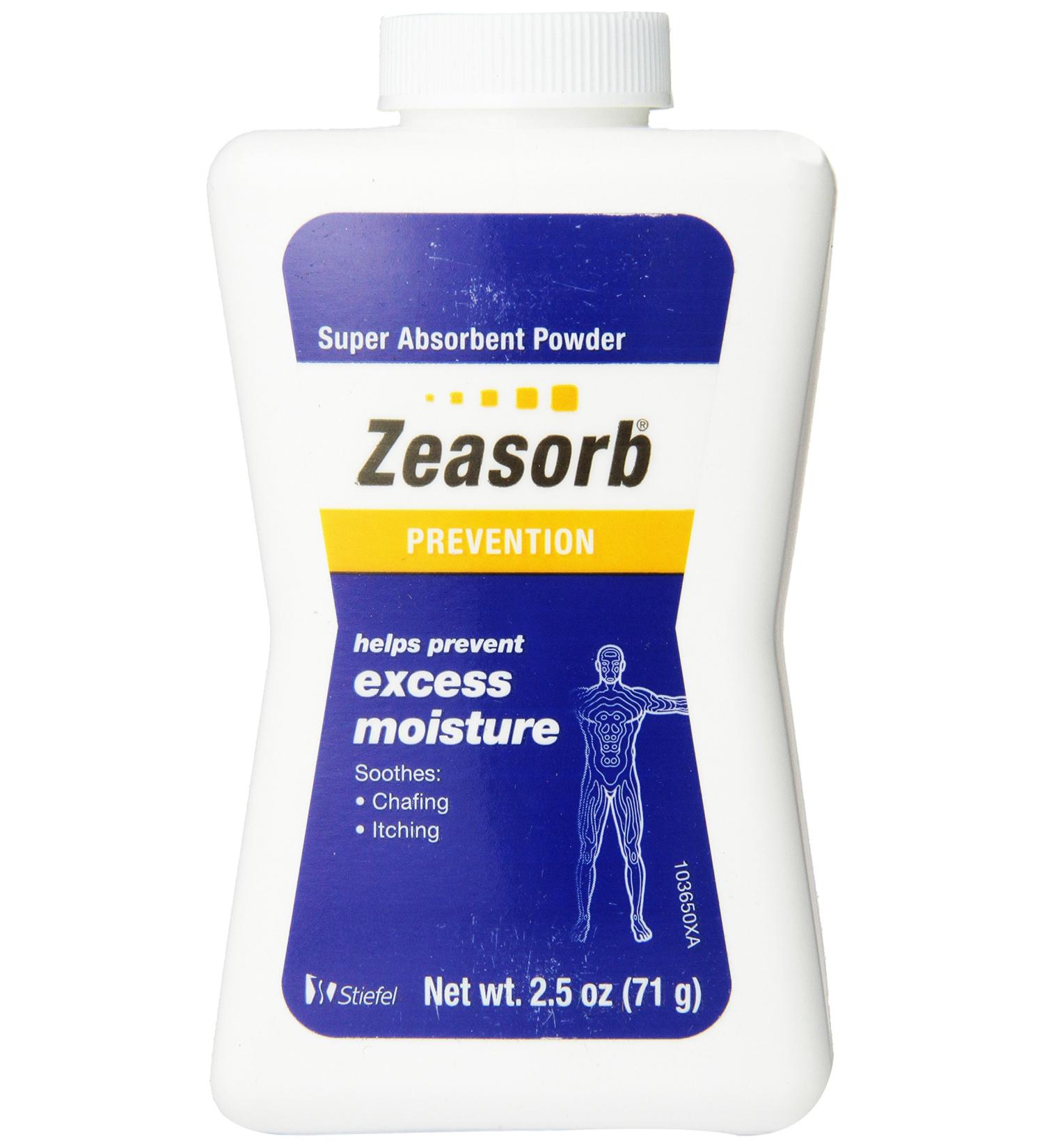 Zeasorb Prevention Super Absorbent Foot Powder 2.5 oz - Odor and Moisture Control - Buy Online on GoSupps.com
