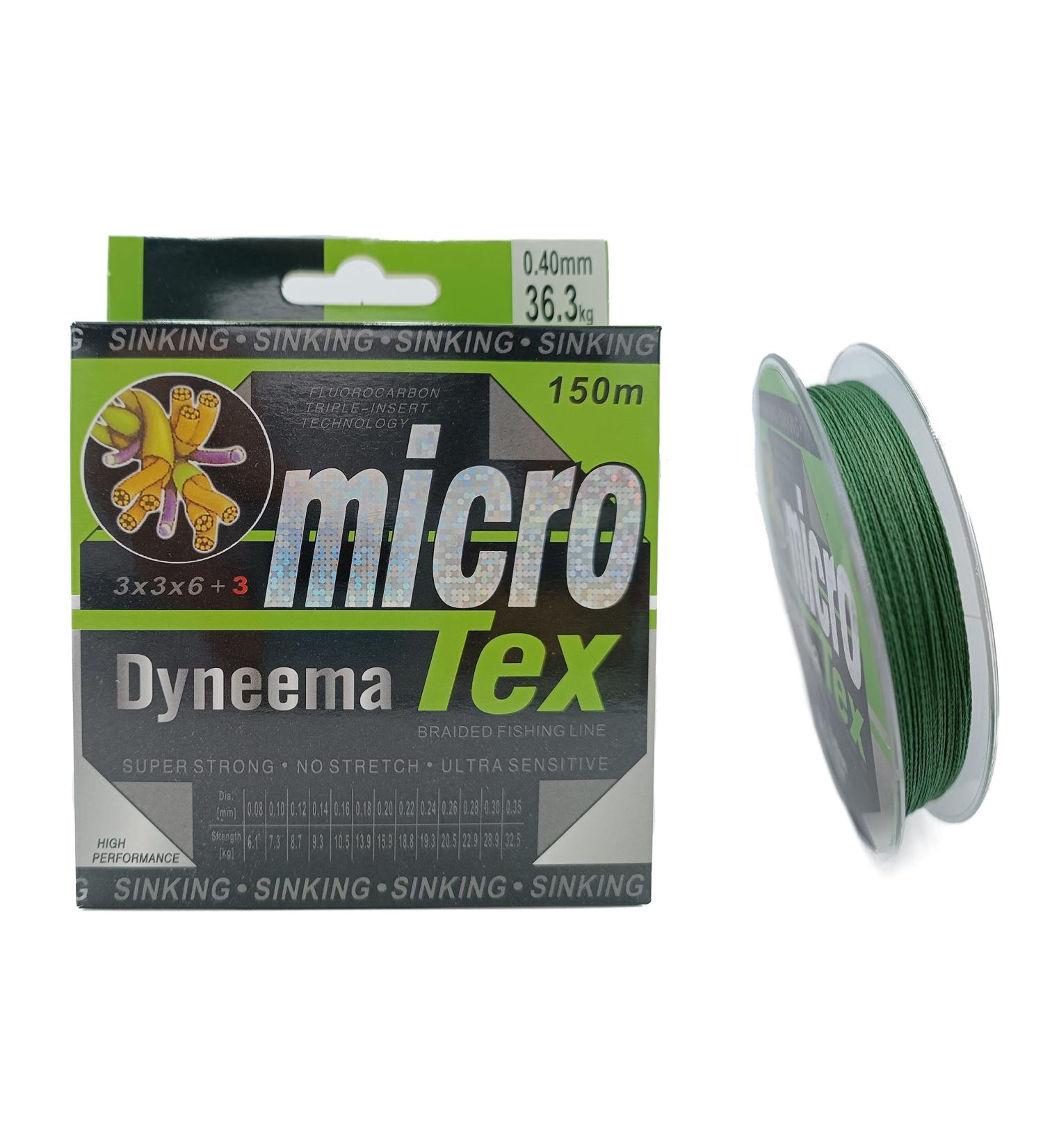 Buy Dyneema Micro Tex Braided Fishing Line 150m - 0.14-0.50mm for Global Shipping - Buy Online on GoSupps.com
