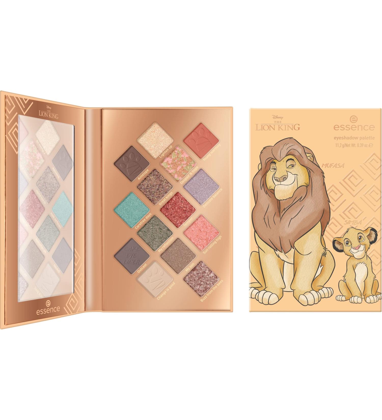 Essence Lion King Eyeshadow Palette | Limited Edition Disney Collection | 14 Pigmented Shades | Vegan & Cruelty Free - Buy Online on GoSupps.com