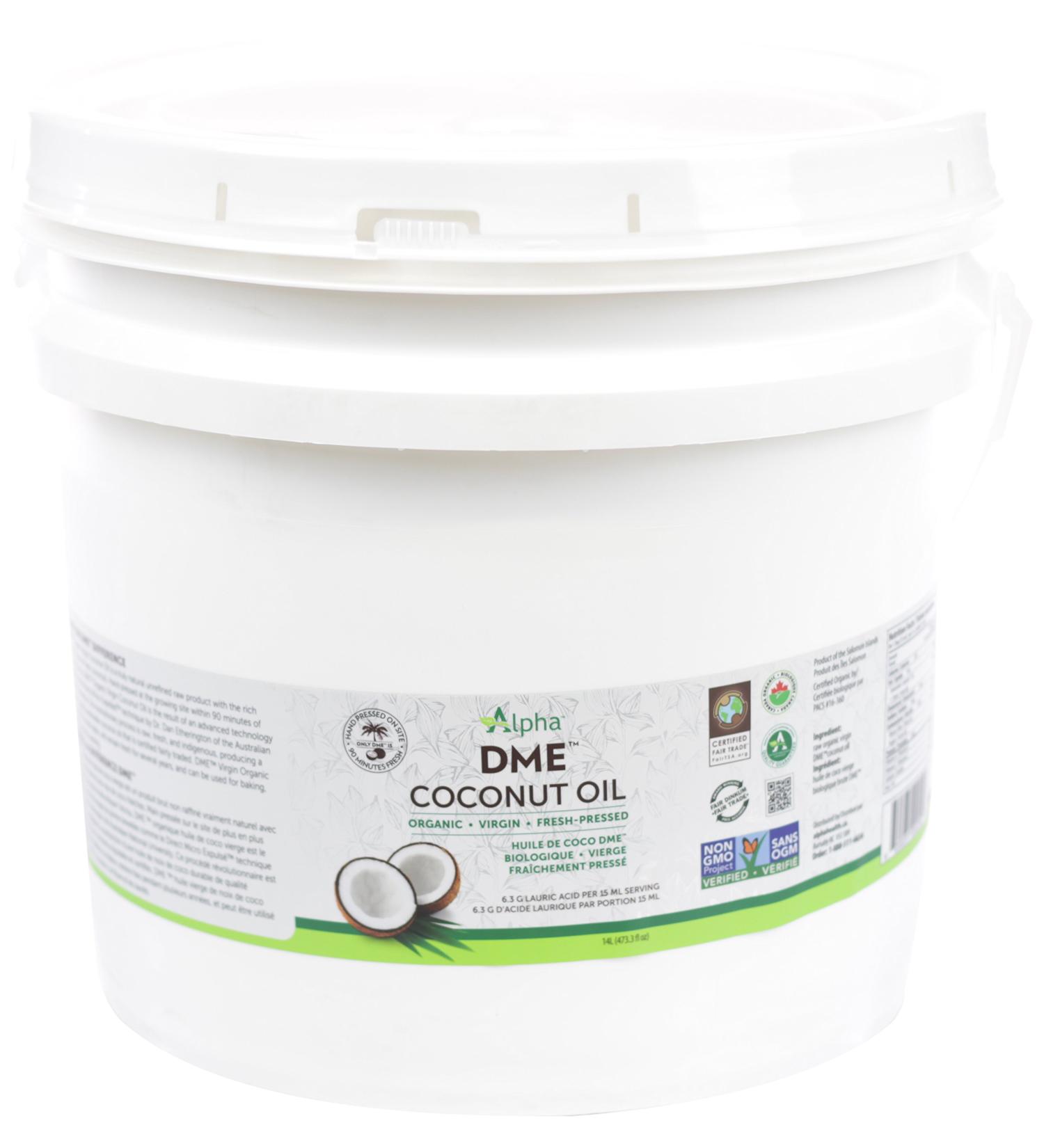 Alpha DME Organic Virgin Coconut Oil 14000ml 14L