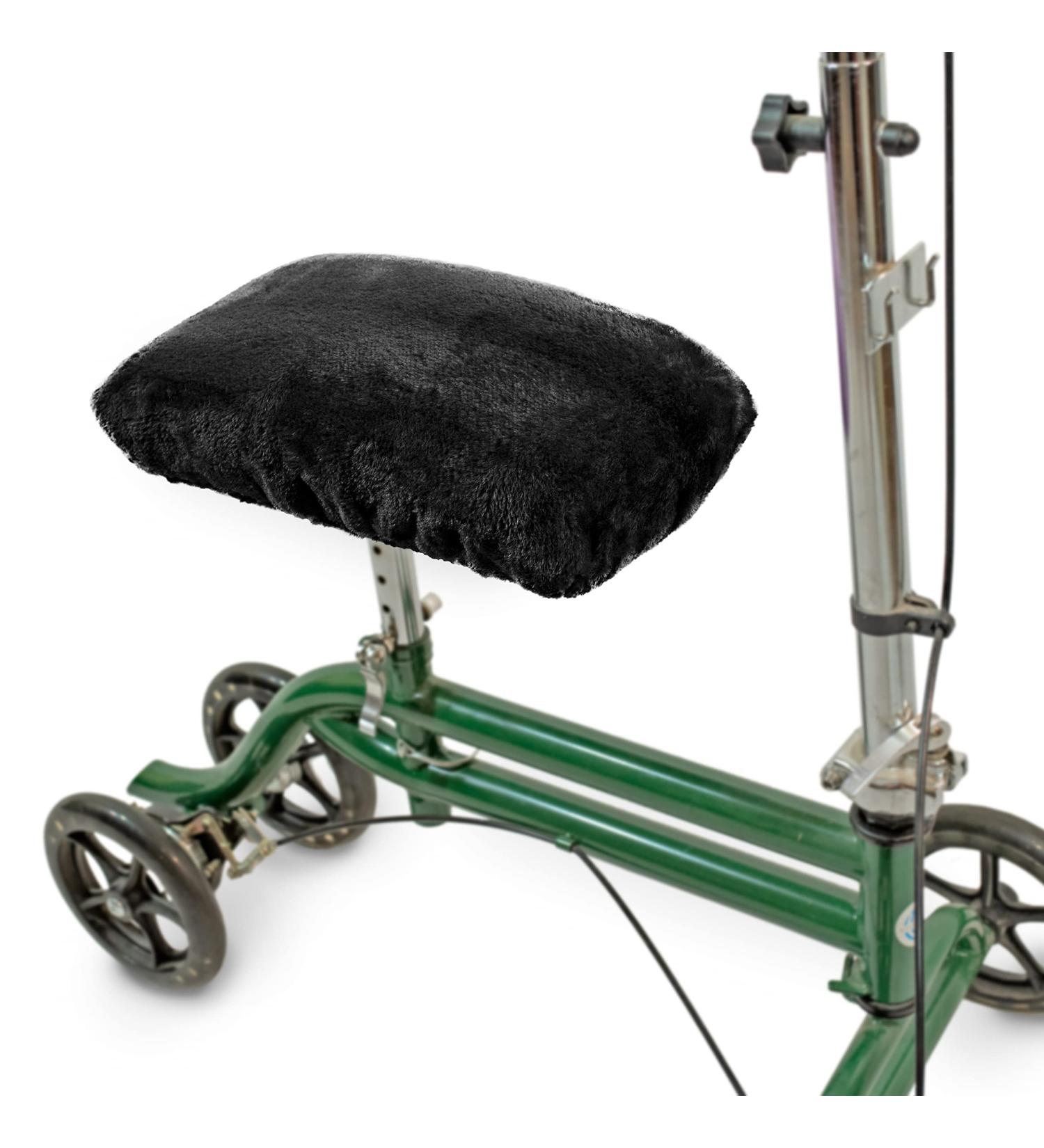 DELUXE Universal Knee Walker Pad Cover - Black | Comfortable & Durable - Buy Online on GoSupps.com