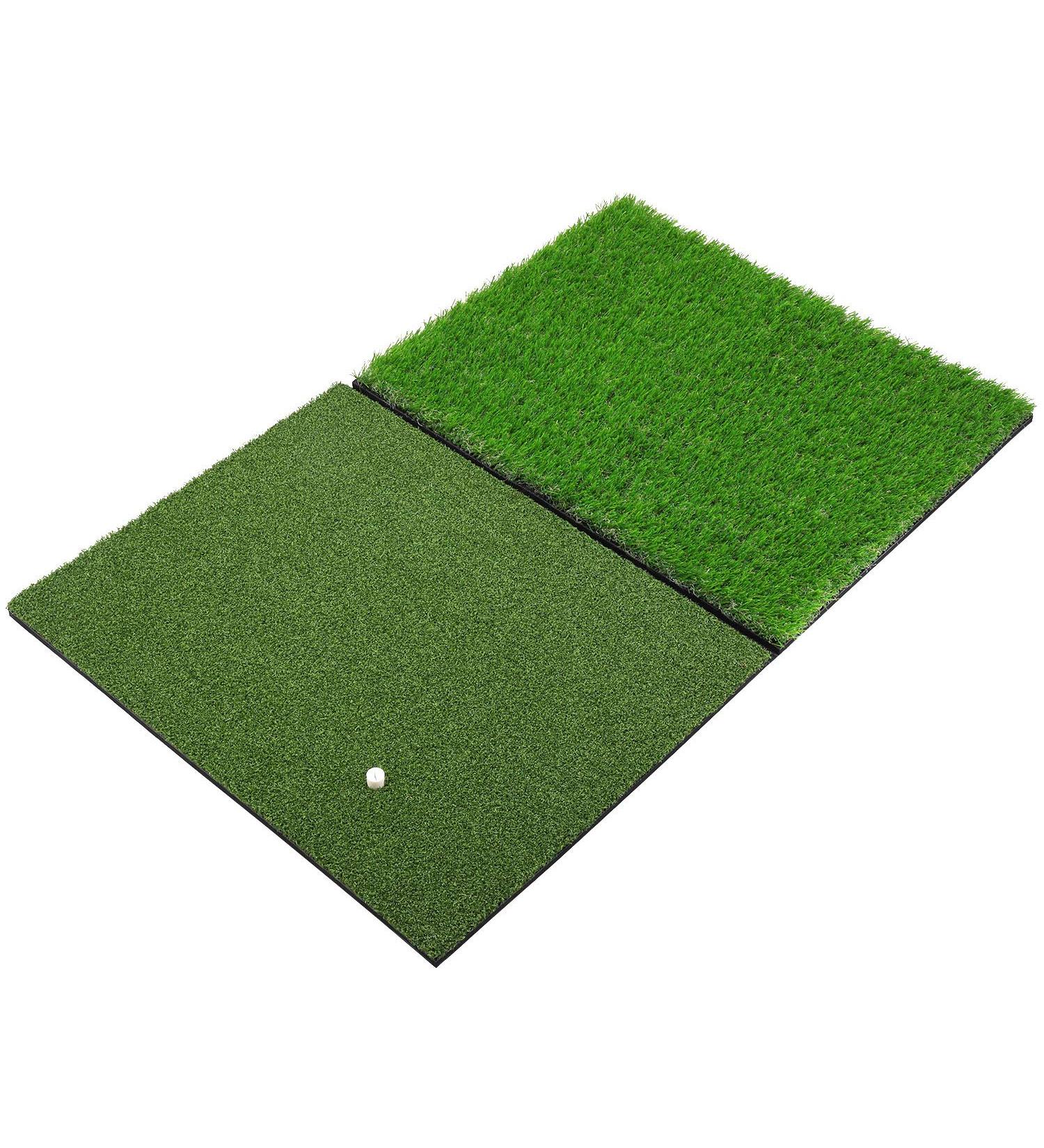 SkyLife Dual-Turf Golf Mat XL 24''x37'' | Portable Golf Training Mat for Driving and Chipping | Home, Backyard, or Garage Practice Equipment - Buy Online on GoSupps.com