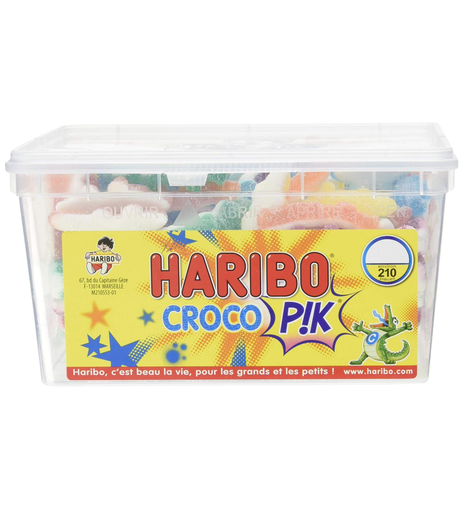 Haribo Croco Pik Acidified Jelly Candy x 210 Pieces 1.15 kg Pack of 2 - Buy Online on GoSupps.com