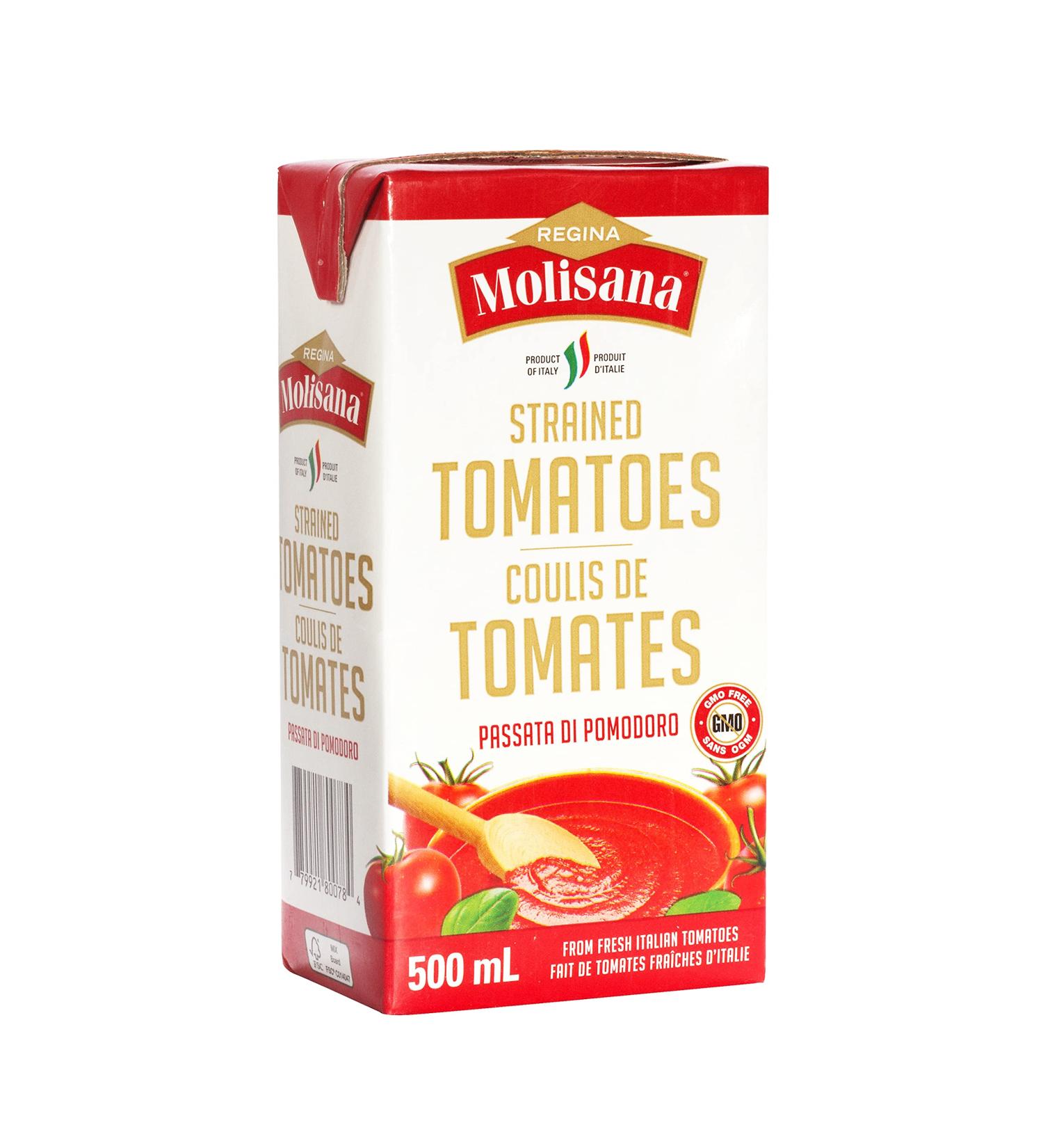 Regina Molisana Passata di Pomodoro Strained Tomatoes Tetra 500 ml Red - Buy Online on GoSupps.com