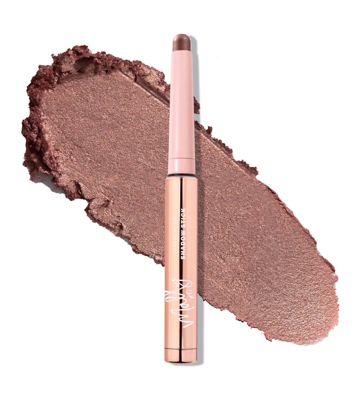 Mally Beauty Evercolor Eyeshadow Stick in Warrior Shimmer - Waterproof, Crease-Proof Cream Shadow Stick - Shimmering Warm Rosy Bronze - Buy Online on GoSupps.com