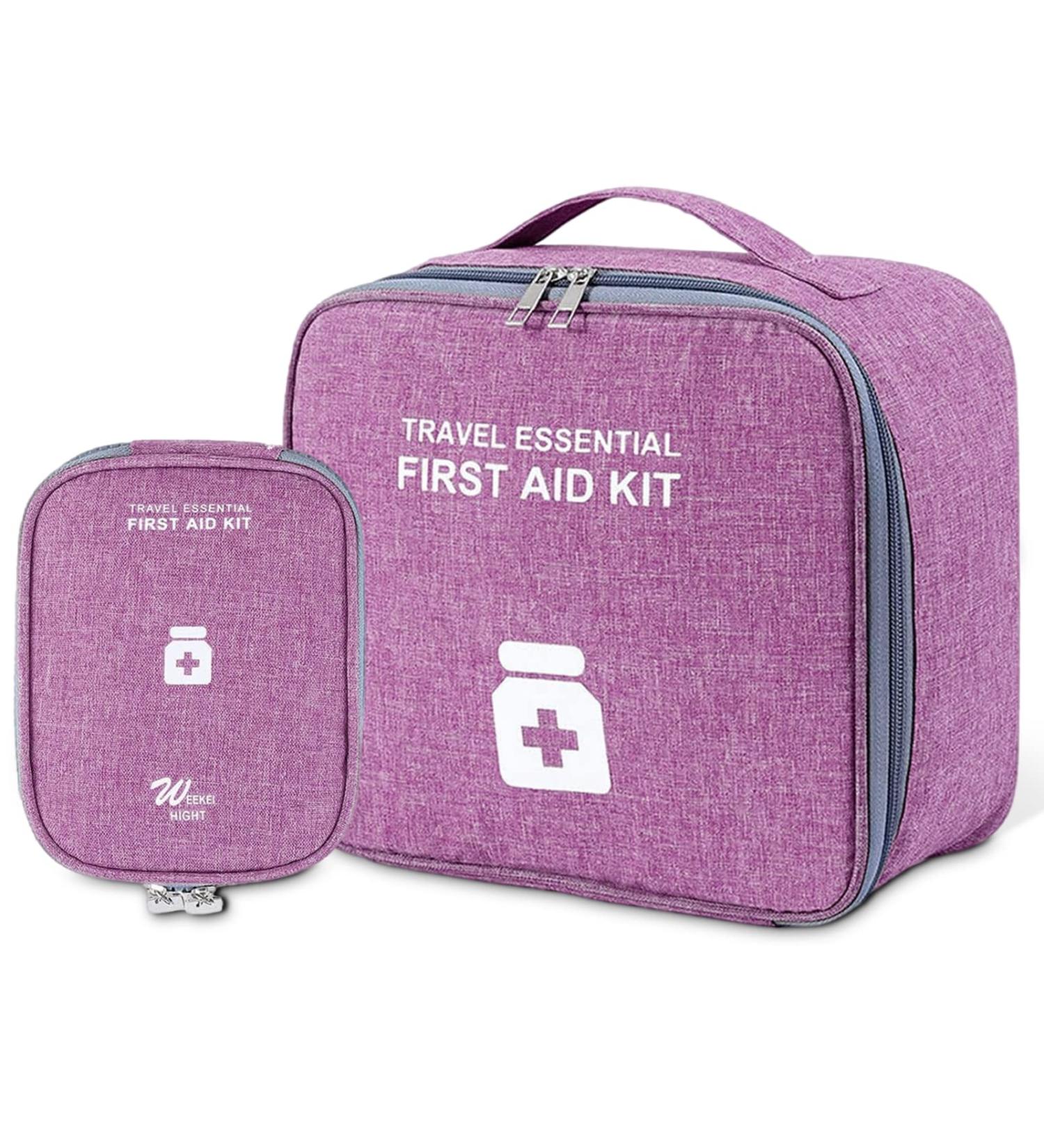 Keraneet 2-Piece Medication Bag Set | Trunab Medical Emergency Pocket Bags for Home Office & Outdoor Use - Lila - Buy Online on GoSupps.com