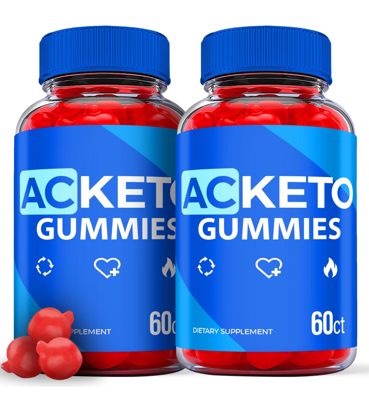 Ark Labs (2 Pack) AC Keto Gummies - Vegan Formula with ACV & B12 for Weight Management - 120 Gummies (60 Count x 2) - Buy Online on GoSupps.com