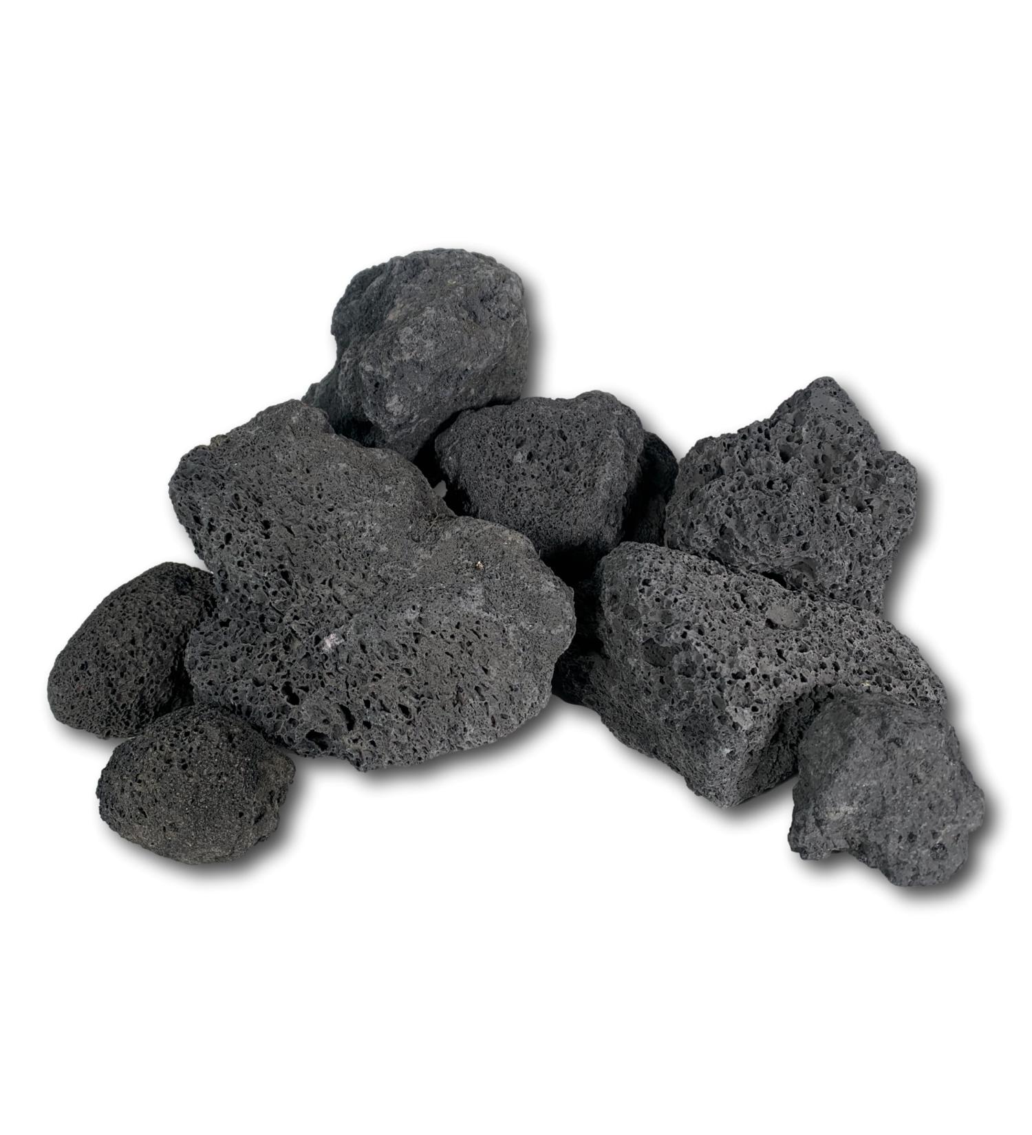 Greenscaping Black Lava Stones for Aquariums 10 Pack (3-20 cm) | Extra Deep Aquarium Decor - Buy Online on GoSupps.com
