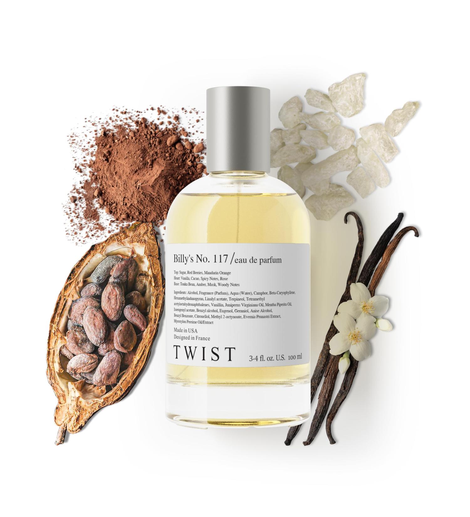 Twist Billy's No. 117 - Eau De Parfum Inspired by Billie Eilish's EDP Long-Lasting Perfume For Women Paraben Free Vegan Clean Ingredients Fragrance - Spray 100 ml | 3.4 fl. oz. Billy's No. 117 - Inspired by B. Eilish Perfume 3.4 Fl Oz (Pack of 1) - Buy Online on GoSupps.com