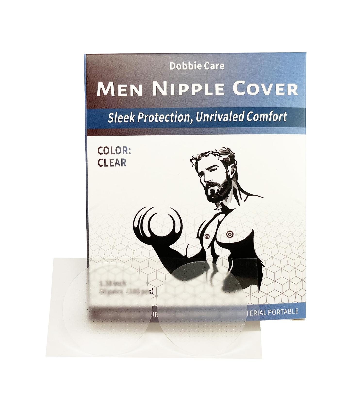Nipple Covers for Men - 50 Pairs 1.38" Anti-Chafing Clear Tape for Running - Nipple Protection Bandaids - Buy Online on GoSupps.com