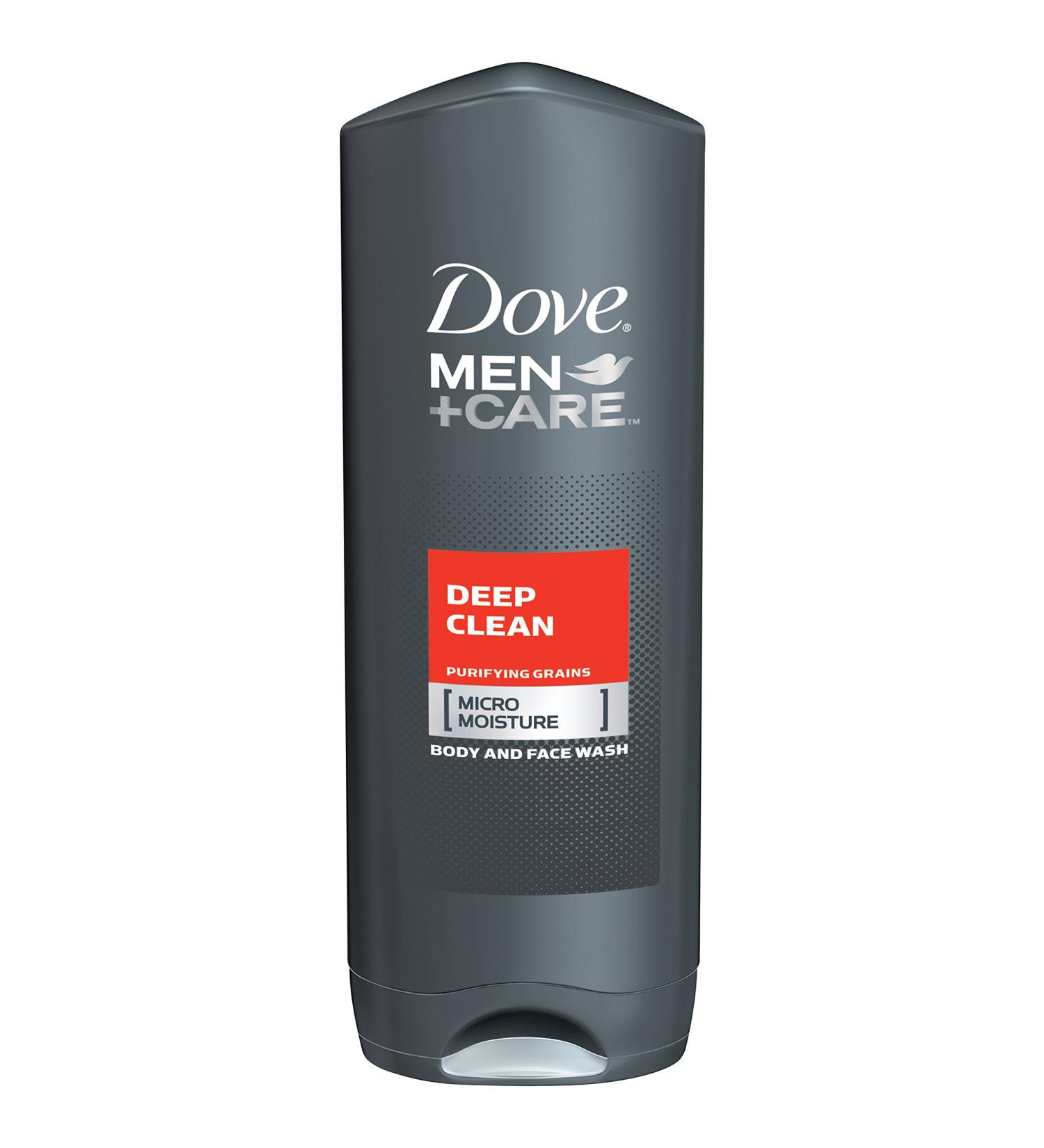 Dove Men+Care Body and Face Wash Deep Clean 18 oz Pack of 3 Fresh 18 Fl Oz (Pack of 3) - Buy Online on GoSupps.com