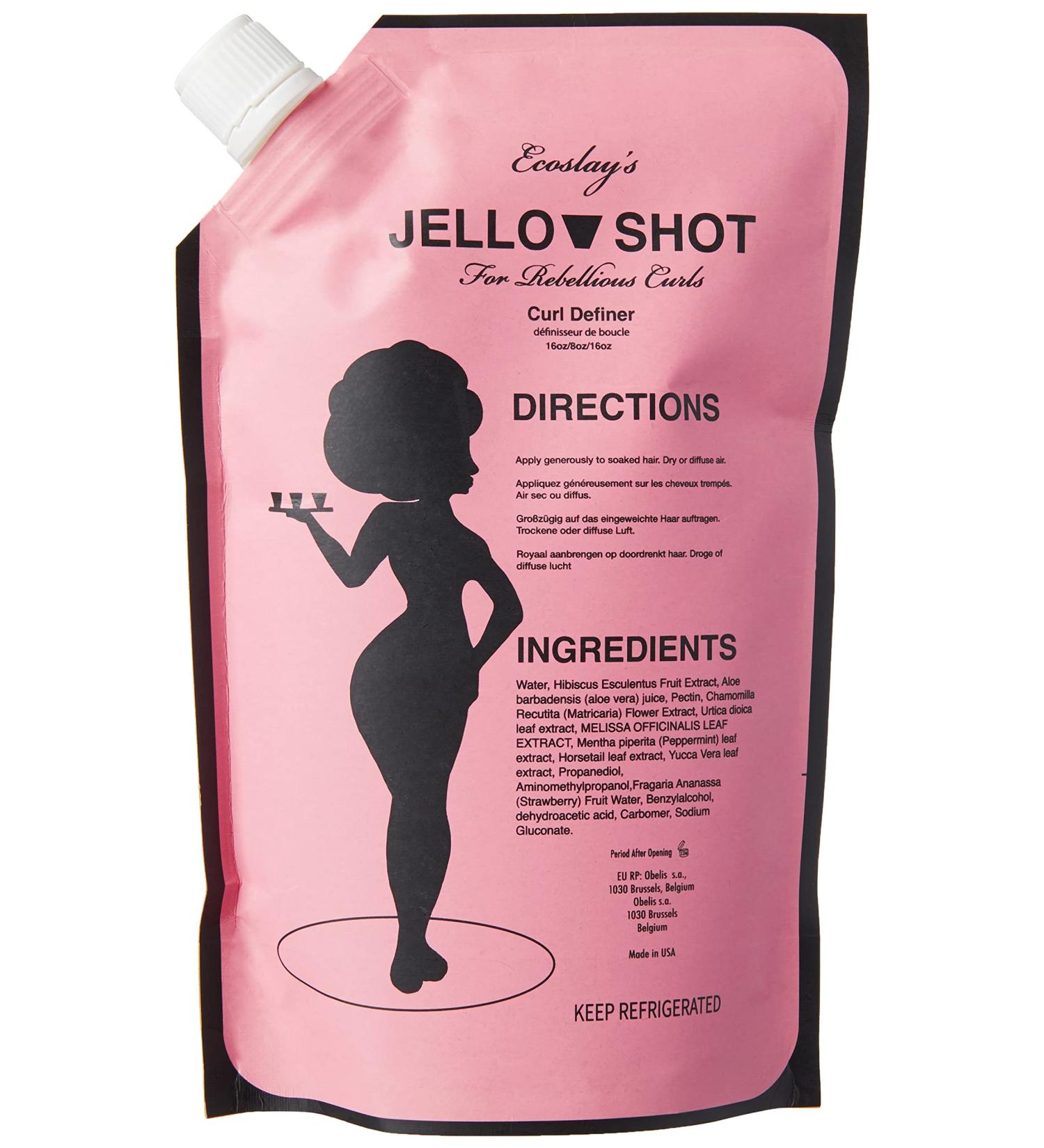 Ecoslay Jello Shot - Natural Hair Gel for Defined Curls and Waves - Buy Online on GoSupps.com